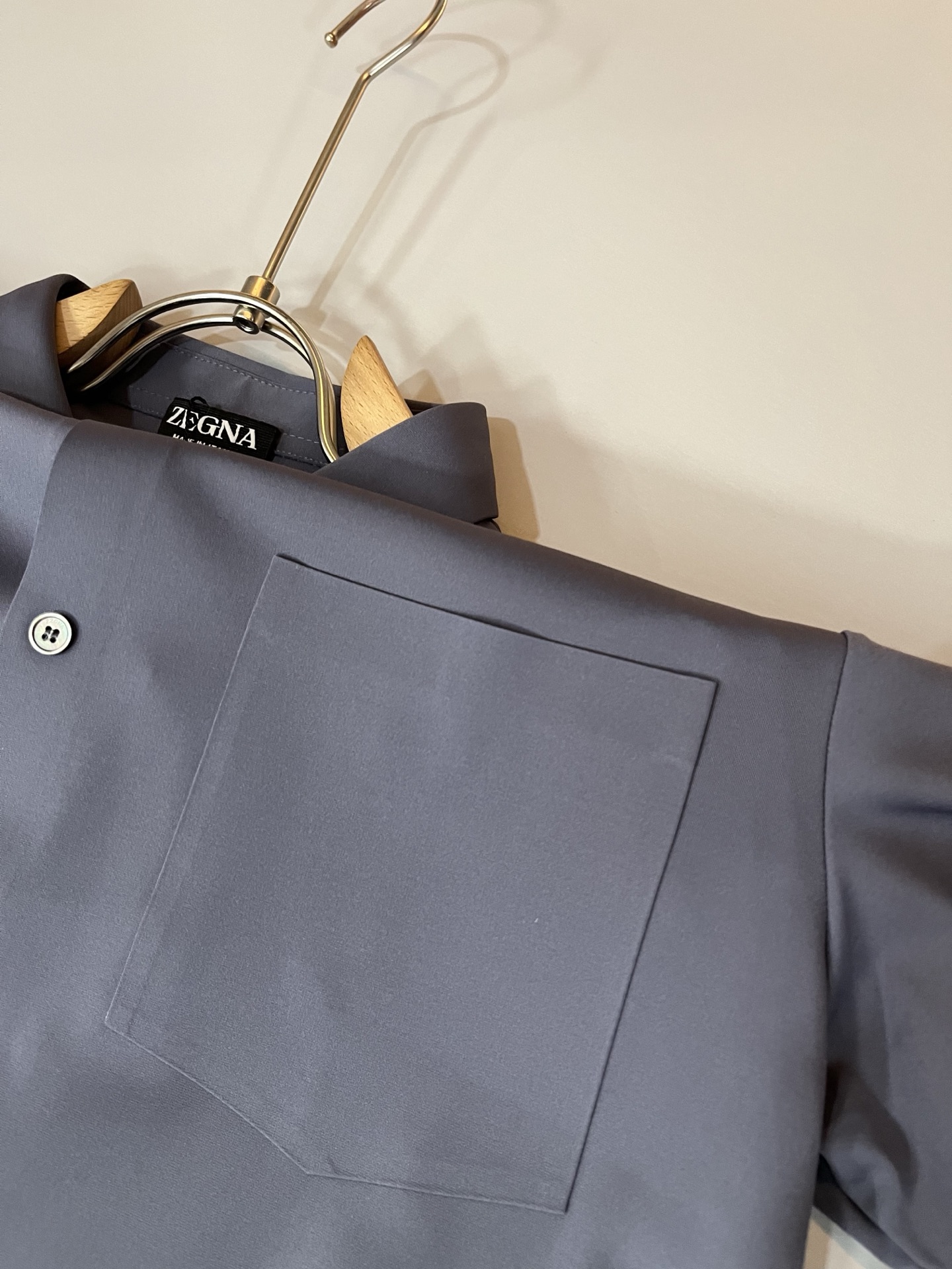  Ermenegildo Zeg*a杰*亚 2025春夏新品男士休闲短袖衬衣，外贸公司订单！是杰尼亚经典