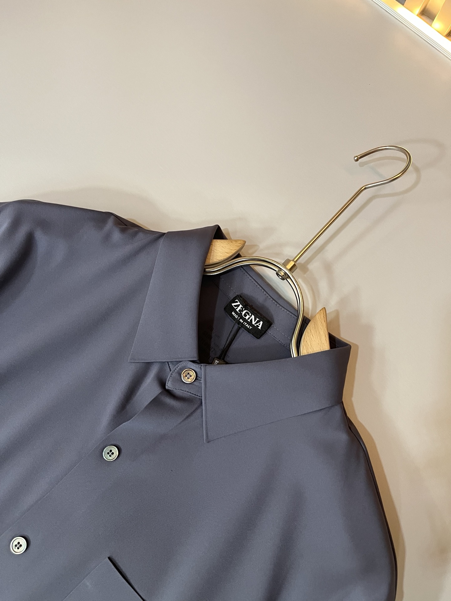  Ermenegildo Zeg*a杰*亚 2025春夏新品男士休闲短袖衬衣，外贸公司订单！是杰尼亚经典