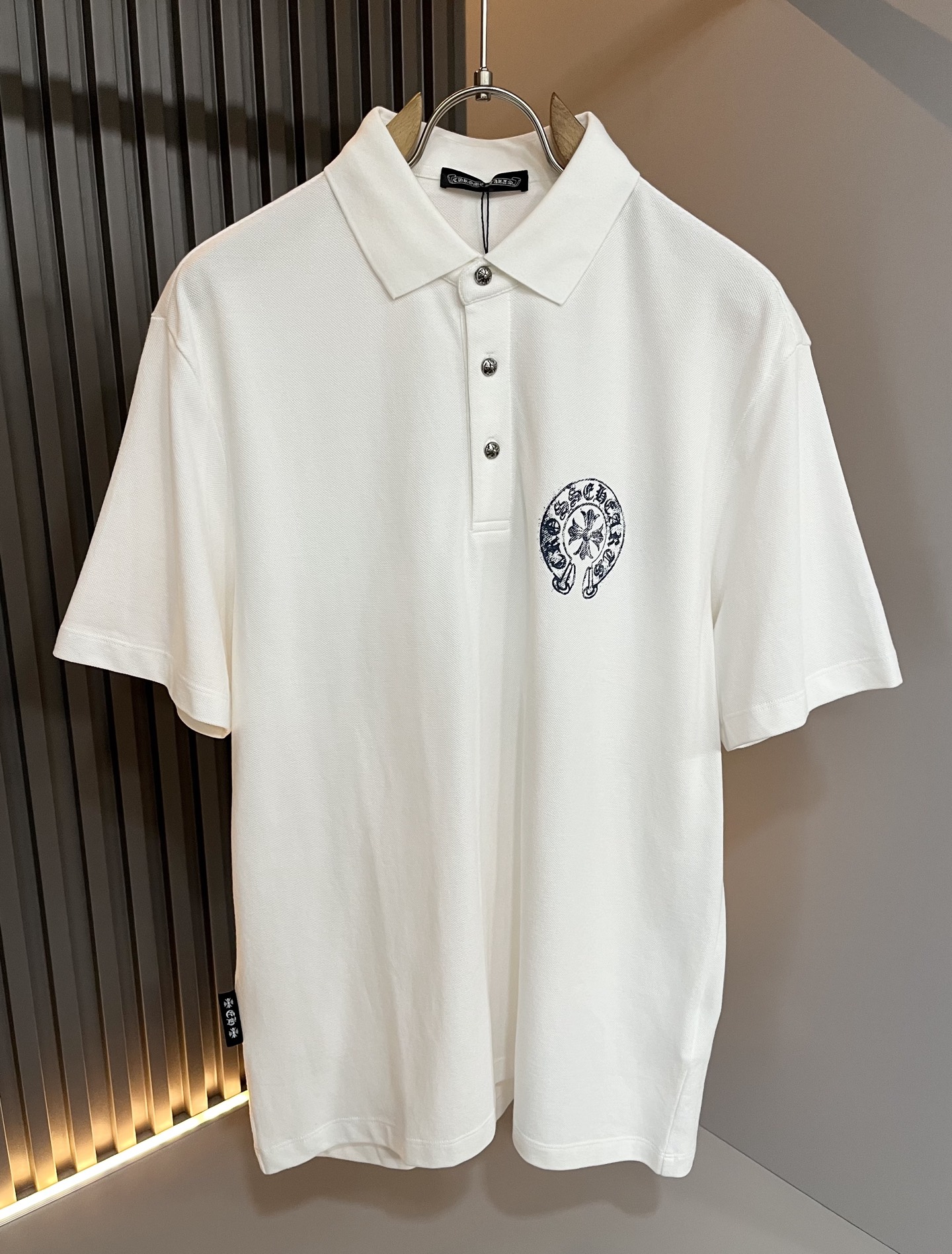  Chrome Hear*s 克*心 2025春夏新品限量版克*心短袖Polo衫，墙裂推荐！时尚傲娇的C