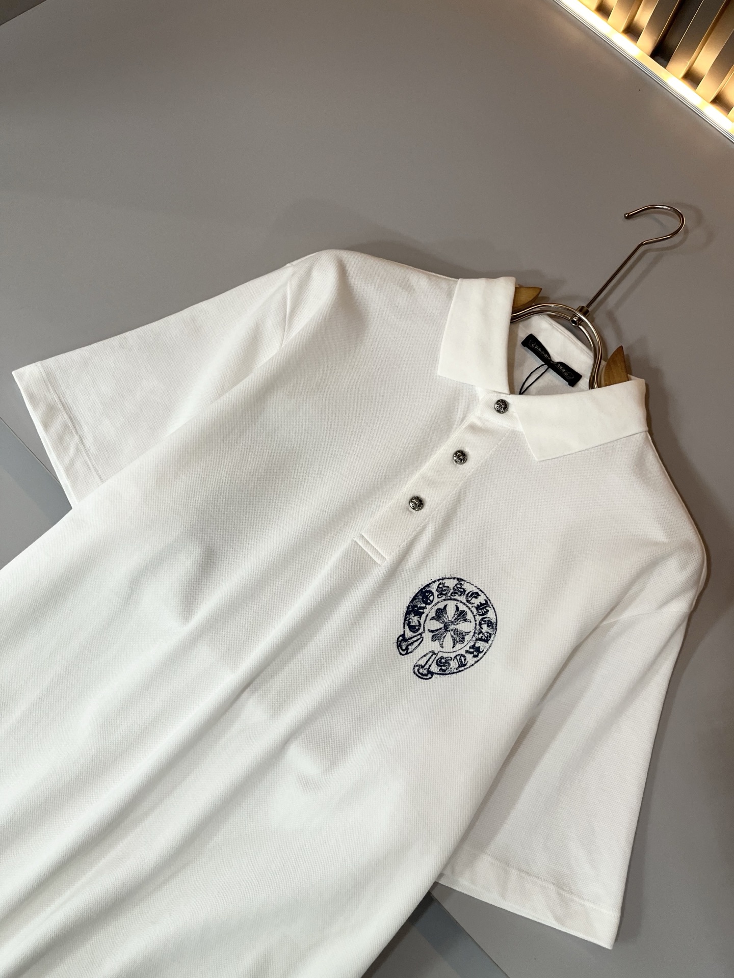  Chrome Hear*s 克*心 2025春夏新品限量版克*心短袖Polo衫，墙裂推荐！时尚傲娇的C