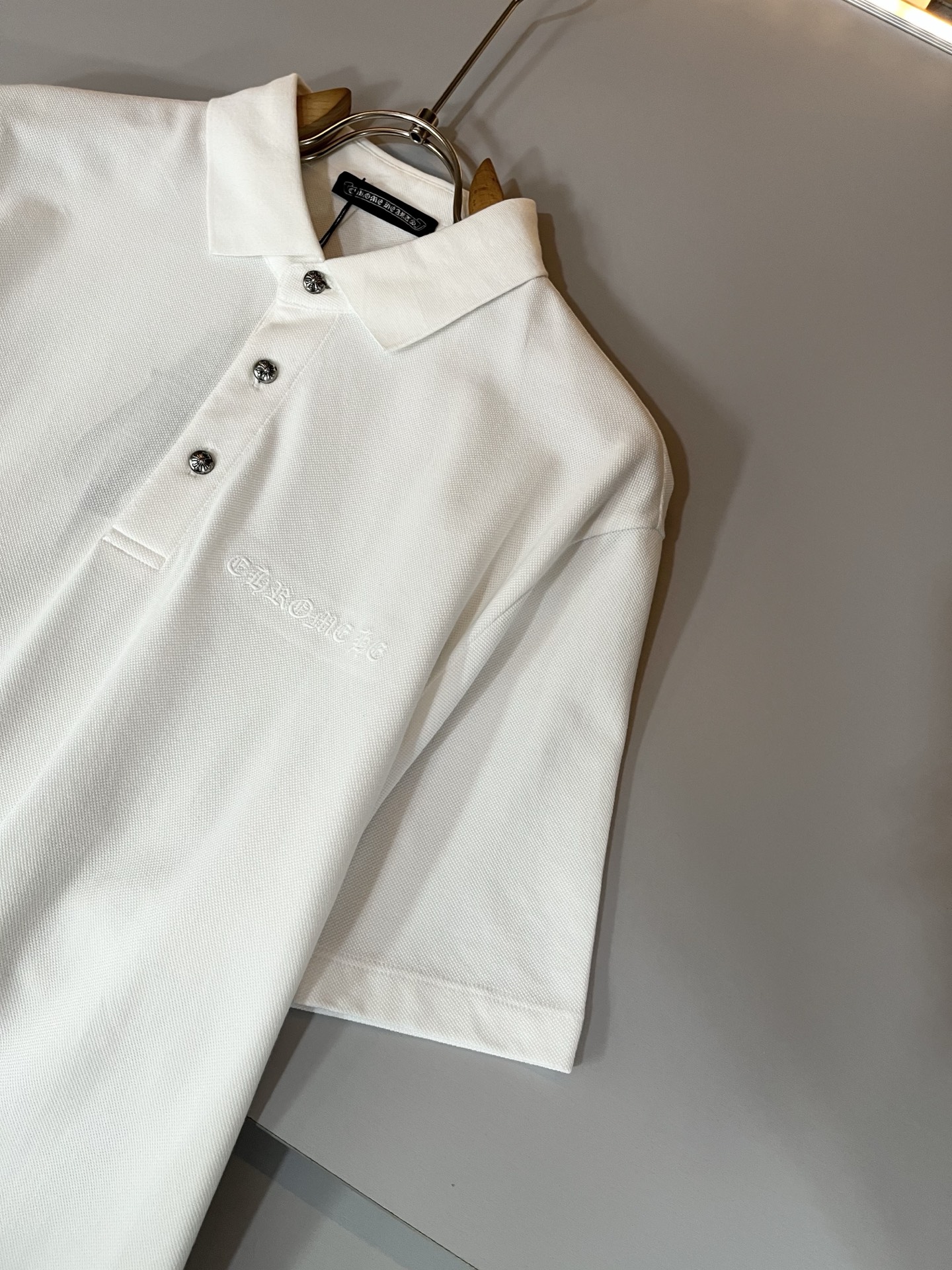  Chrome Hear*s 克*心 2025春夏新品限量版克*心短袖Polo衫，墙裂推荐！时尚傲娇的C