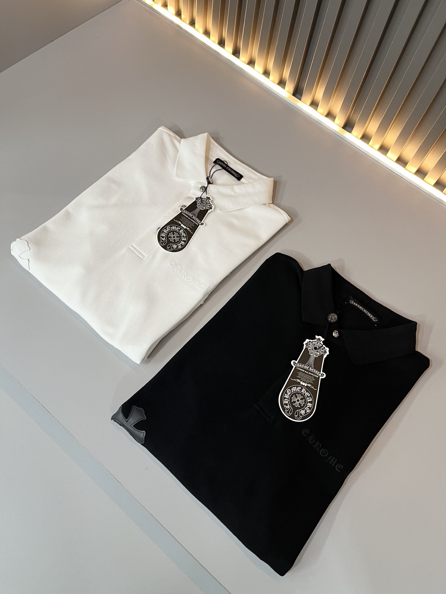  Chrome Hear*s 克*心 2025春夏新品限量版克*心短袖Polo衫，墙裂推荐！时尚傲娇的C