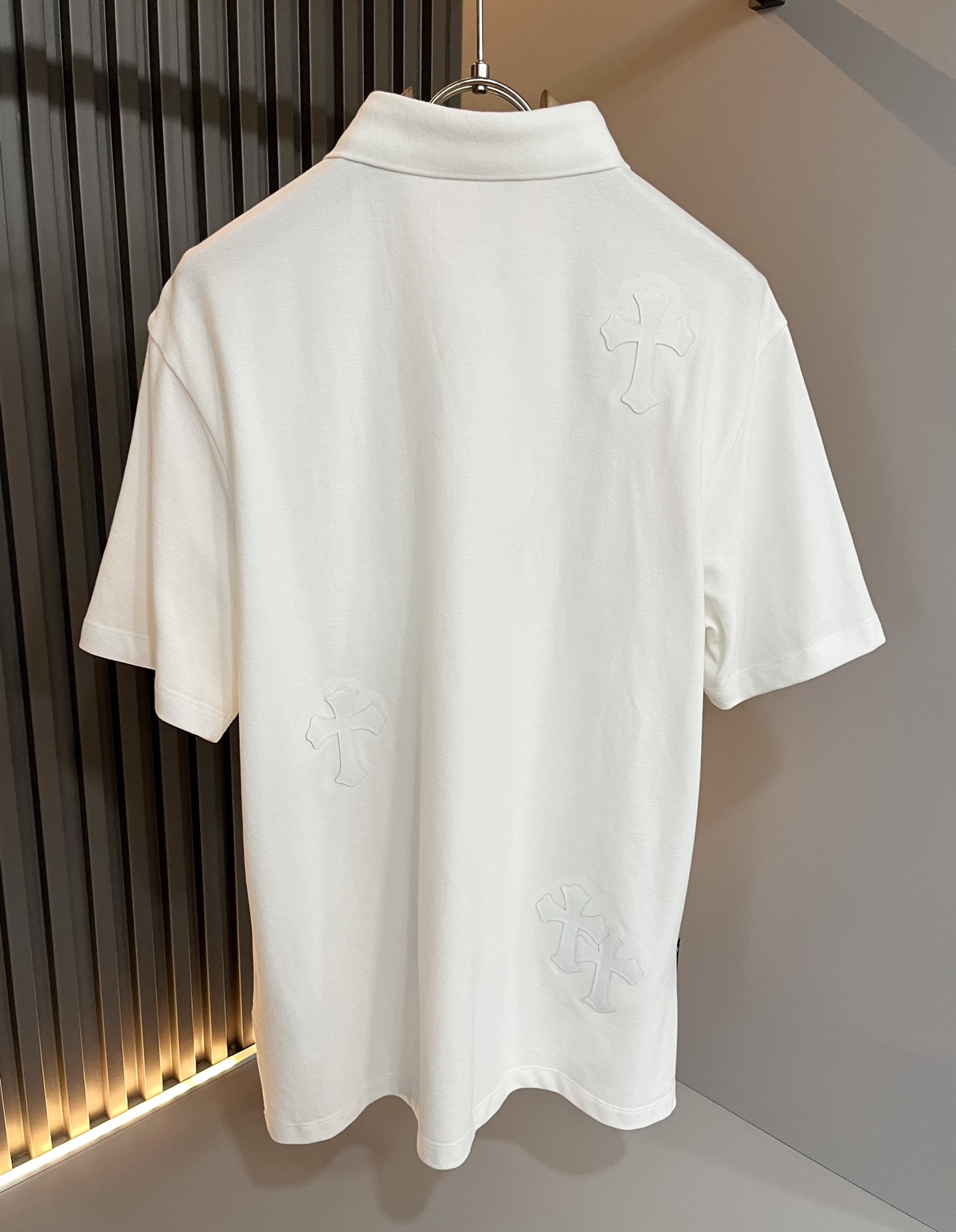  Chrome Hear*s 克*心 2025春夏新品限量版克*心短袖Polo衫，墙裂推荐！时尚傲娇的C