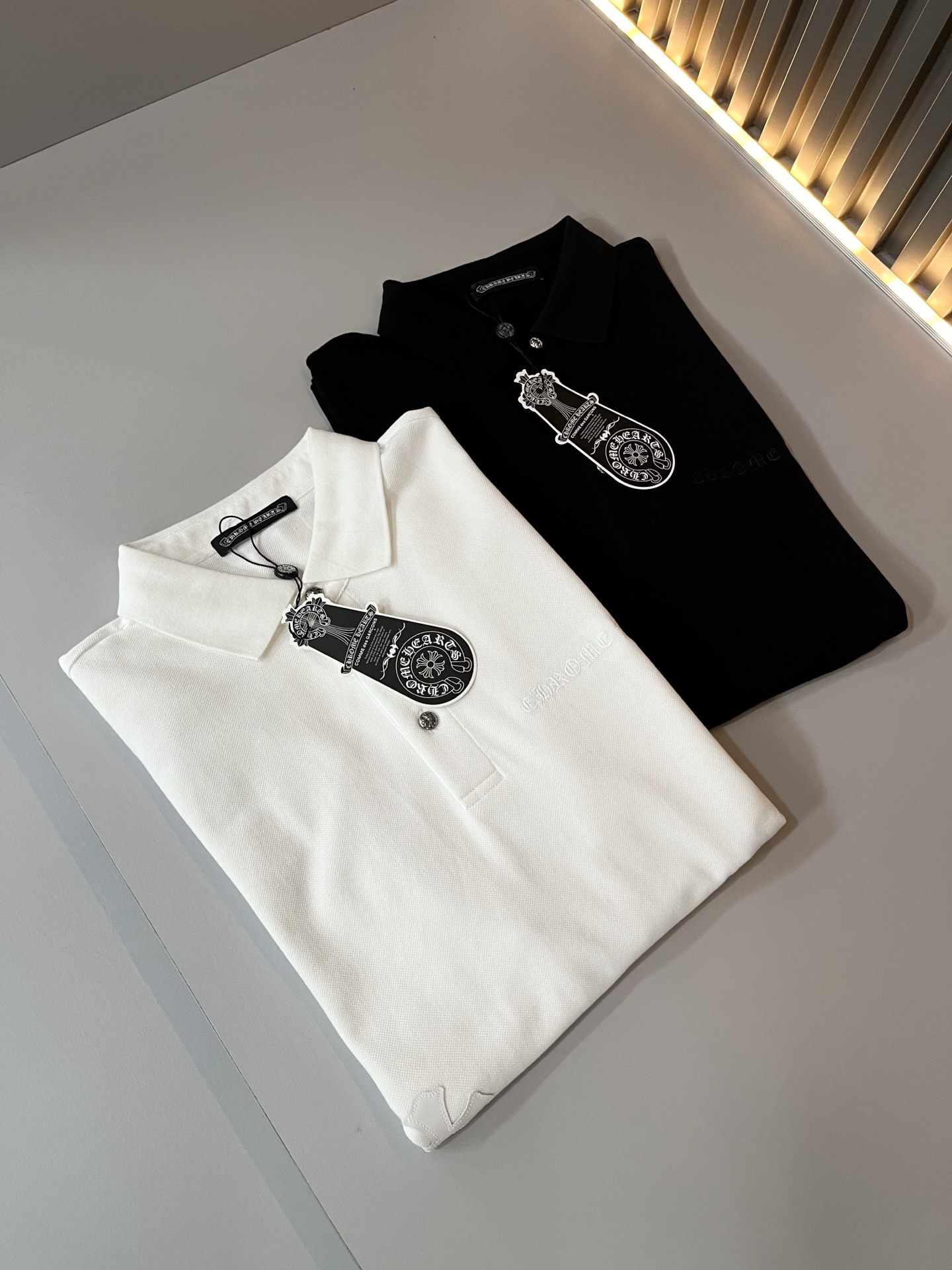  Chrome Hear*s 克*心 2025春夏新品限量版克*心短袖Polo衫，墙裂推荐！时尚傲娇的C