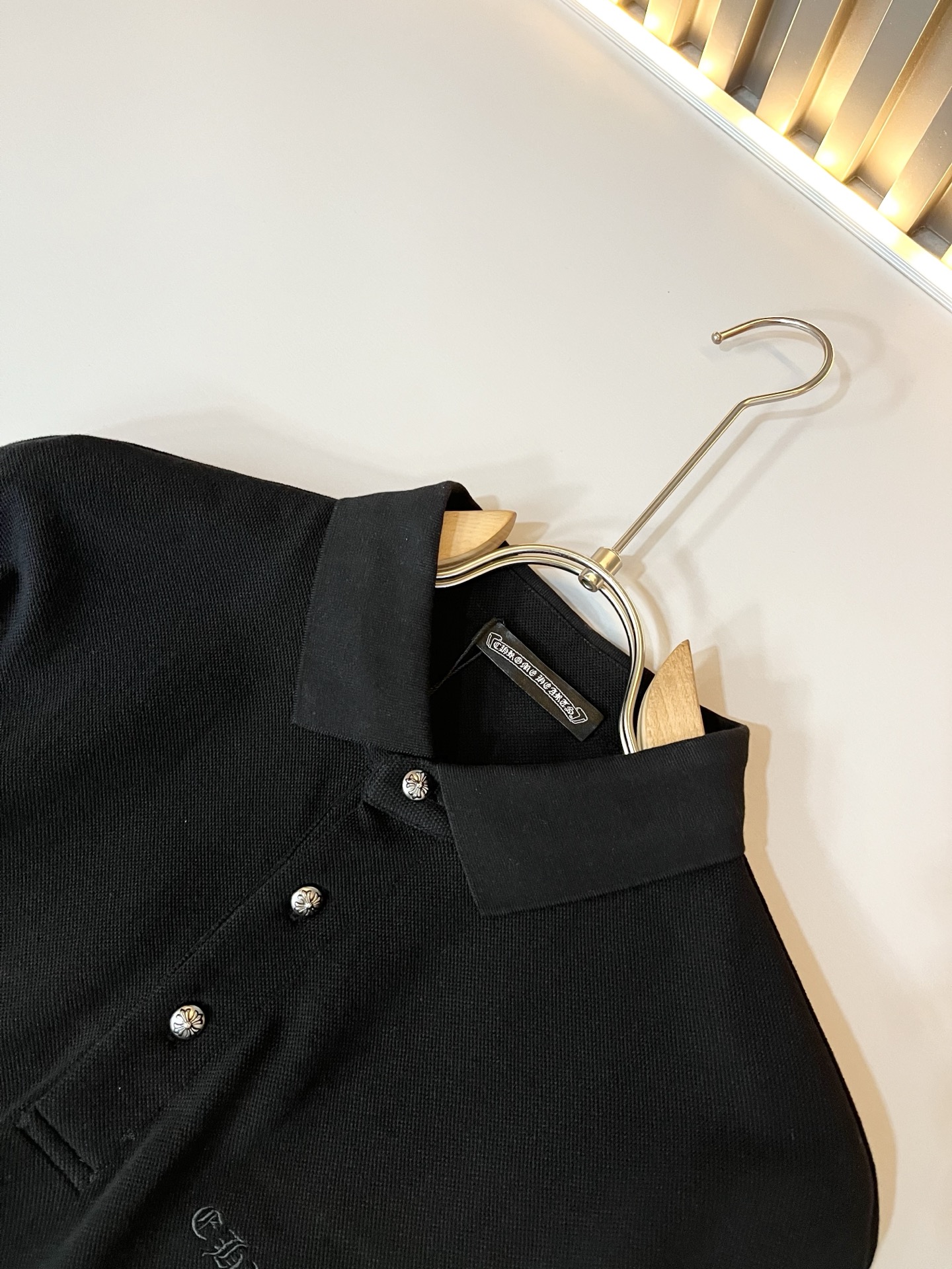  Chrome Hear*s 克*心 2025春夏新品限量版克*心短袖Polo衫，墙裂推荐！时尚傲娇的C