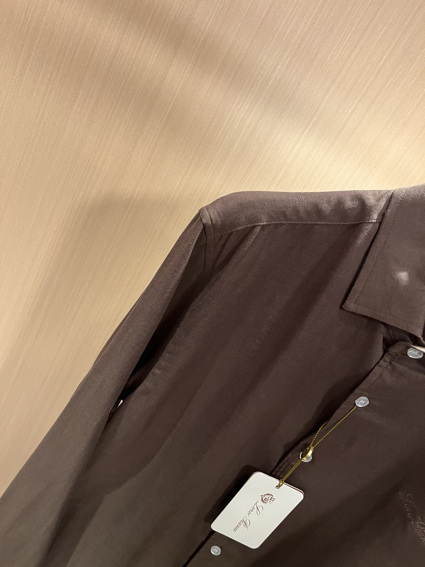 Loro Piana诺悠翩雅 2025秋冬男士衬衣，最新的贸易订单全品相！！网红款！上身舒适透气，不僵硬