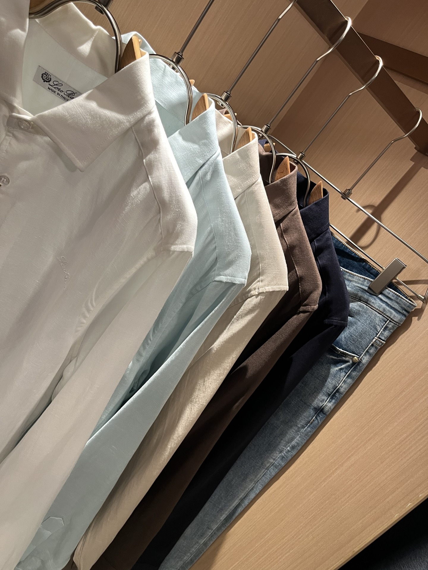 Loro Piana诺悠翩雅 2025秋冬男士衬衣，最新的贸易订单全品相！！网红款！上身舒适透气，不僵硬