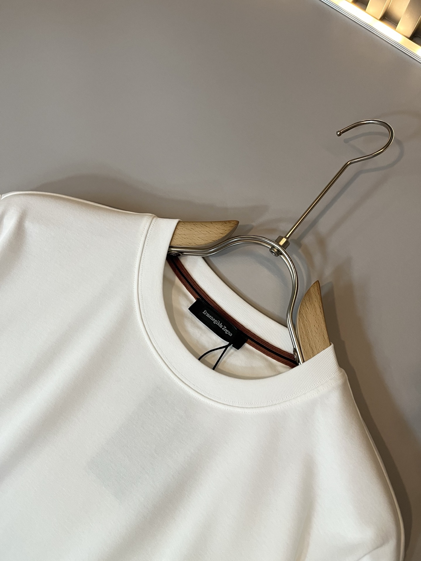  Ermenegildo Zeg*a杰*亚 2025春夏新品男士短袖休闲短袖T恤，外贸公司订单！是杰尼亚