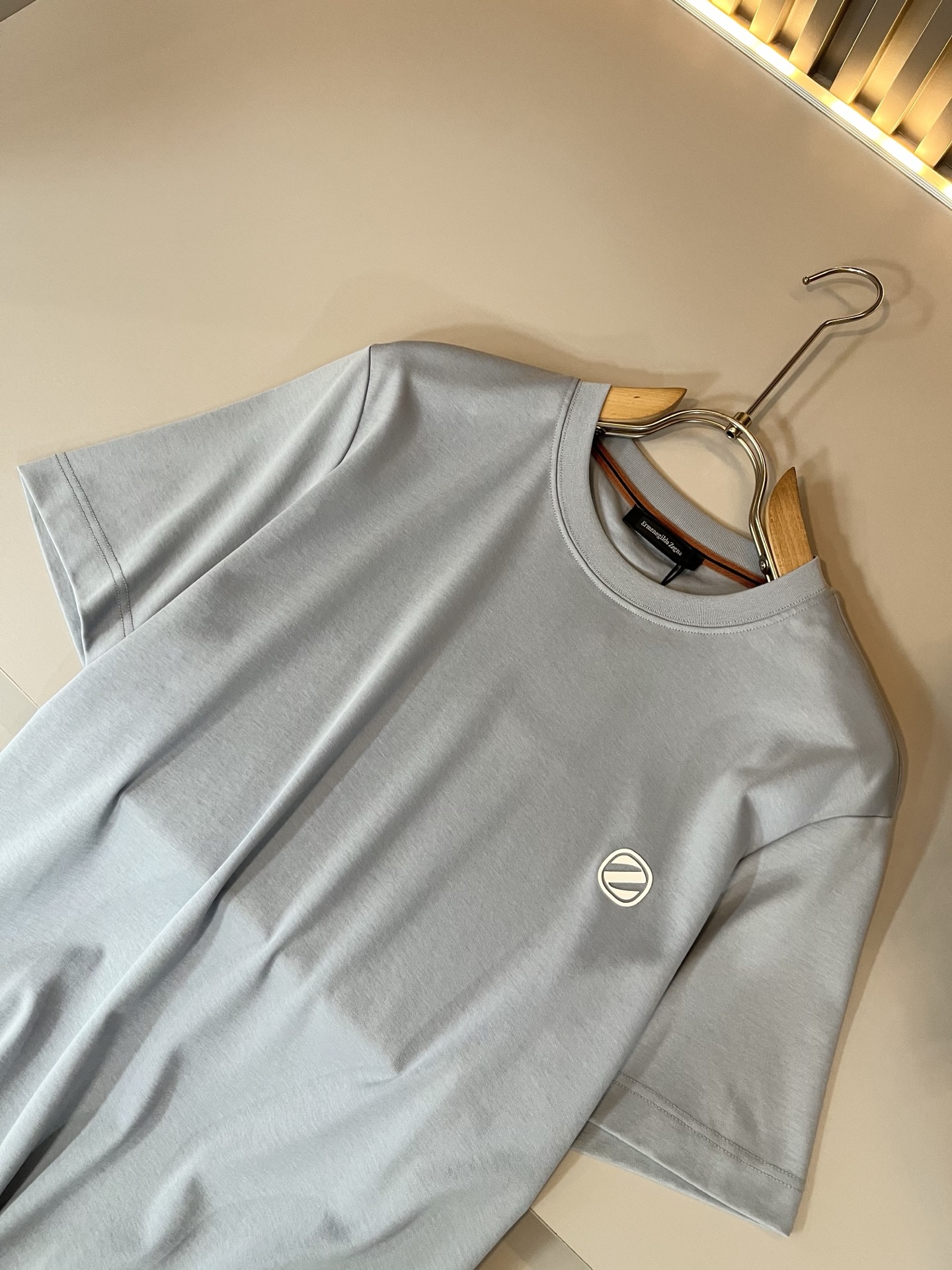  Ermenegildo Zeg*a杰*亚 2025春夏新品男士短袖休闲短袖T恤，外贸公司订单！是杰尼亚