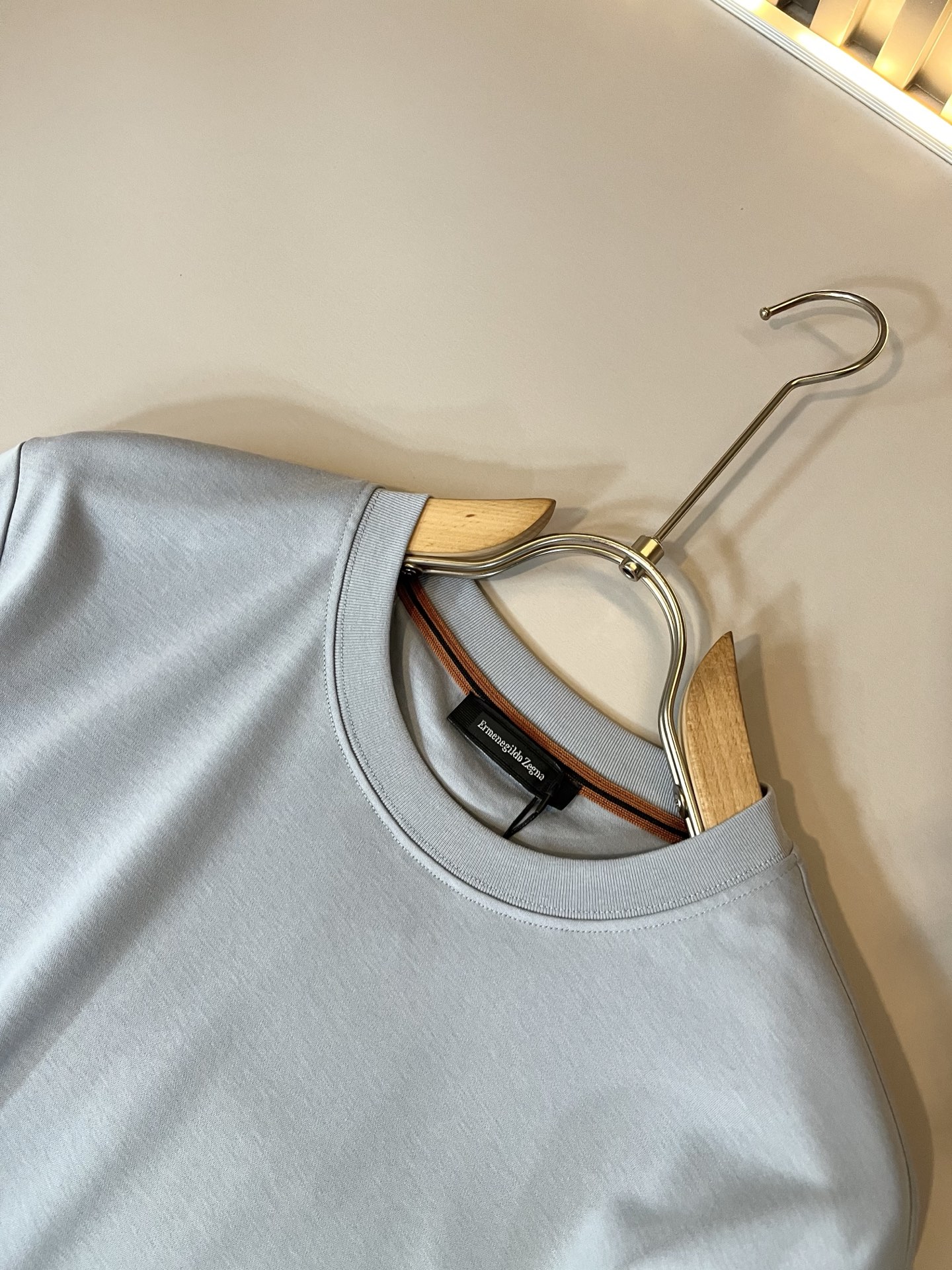  Ermenegildo Zeg*a杰*亚 2025春夏新品男士短袖休闲短袖T恤，外贸公司订单！是杰尼亚