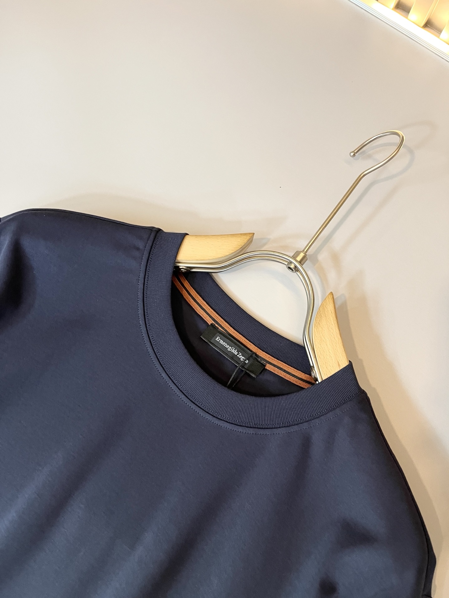  Ermenegildo Zeg*a杰*亚 2025春夏新品男士短袖休闲短袖T恤，外贸公司订单！是杰尼亚