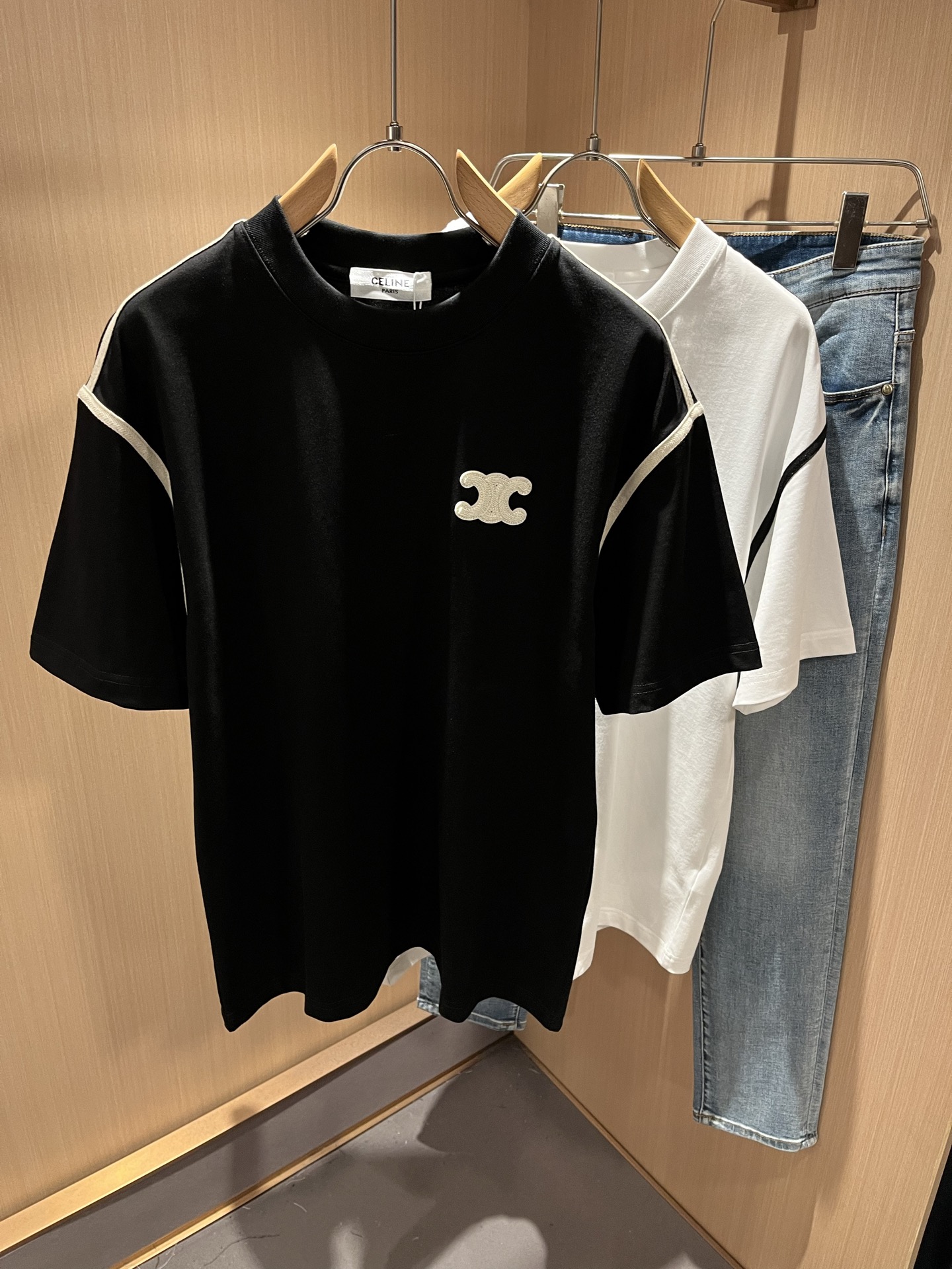  CELIN*瑟琳 2025春夏新款时尚休闲圆领短袖T恤，经典男女同款情侣👫短袖T恤衫！贸易公司渠道稀出