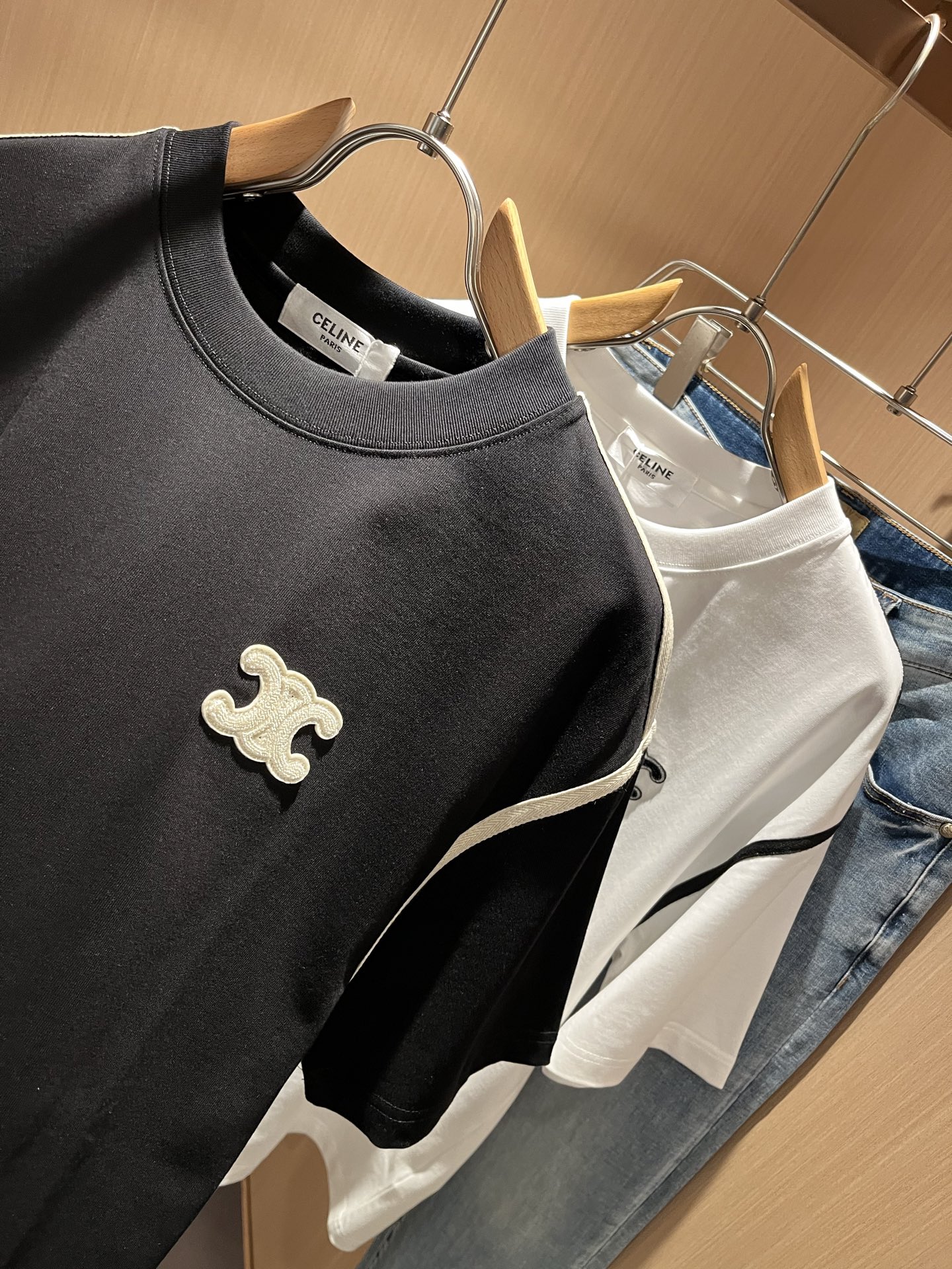  CELIN*瑟琳 2025春夏新款时尚休闲圆领短袖T恤，经典男女同款情侣👫短袖T恤衫！贸易公司渠道稀出