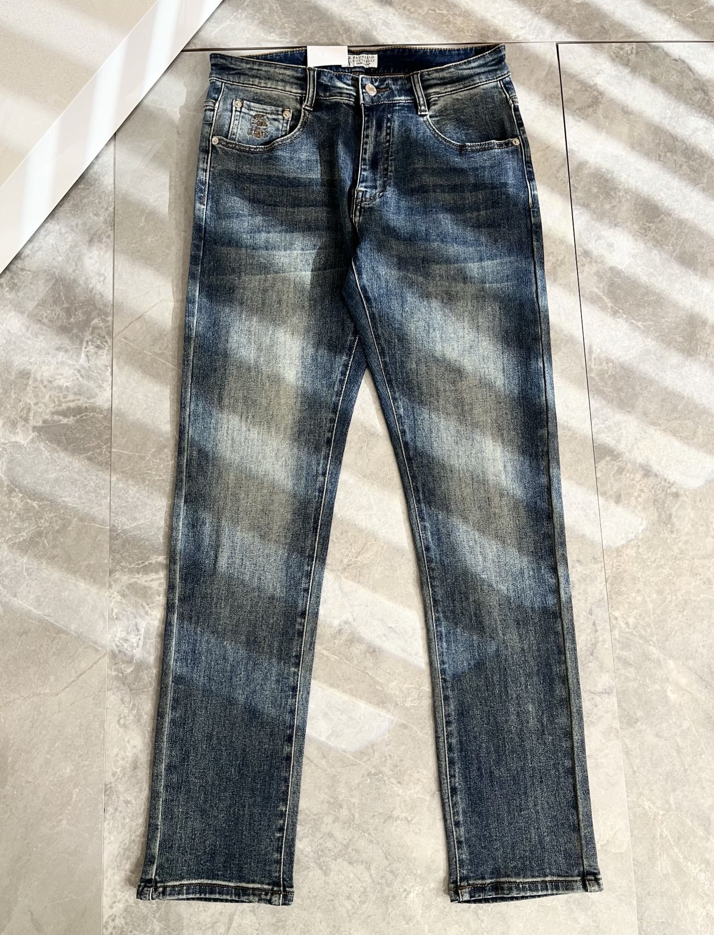  BC-Brunello Cucineli 2025春夏新品男士时装款高端休闲牛仔裤，香港洋行渠道货，日