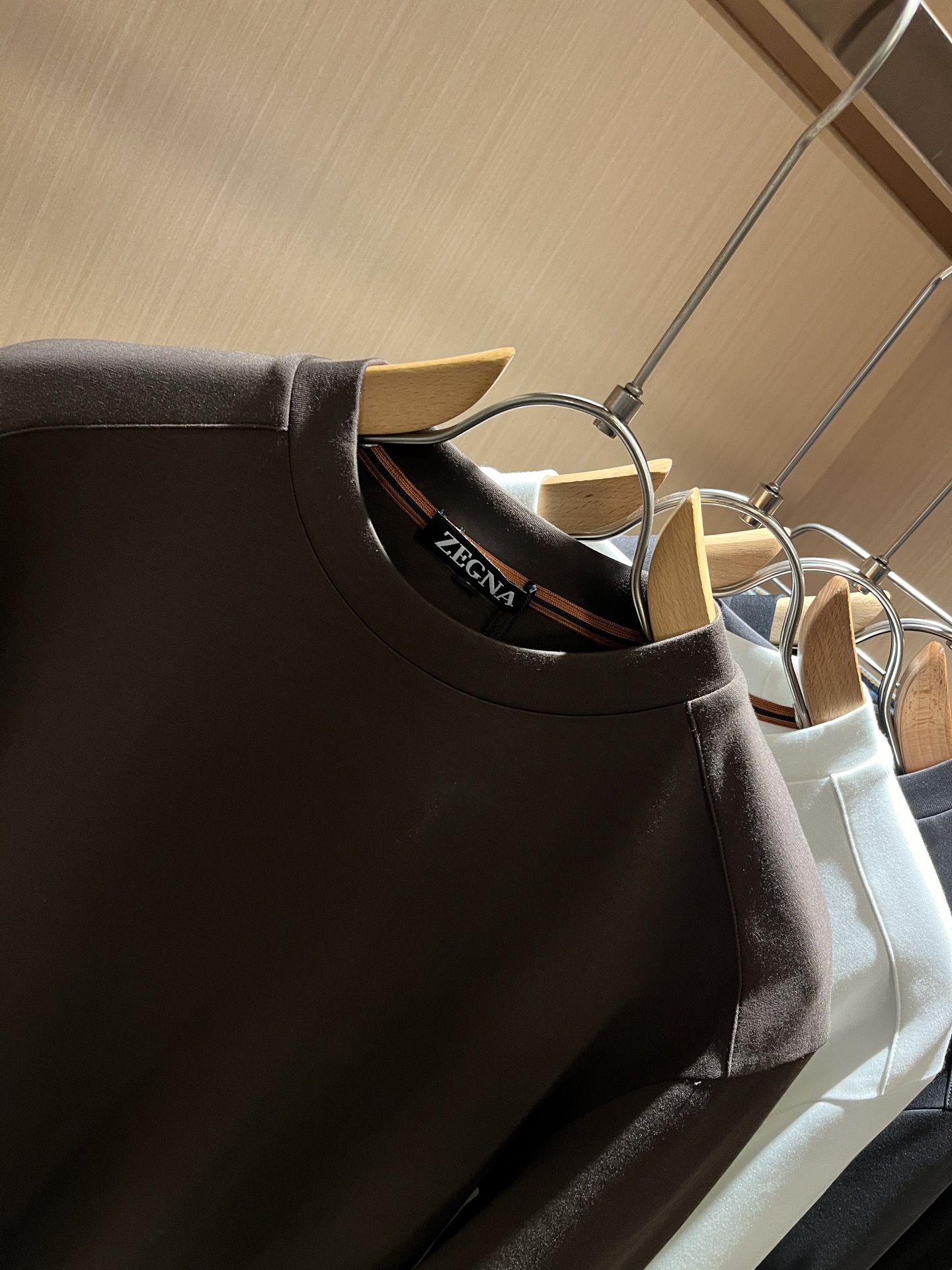  Ermenegildo Zeg*a杰*亚 2025秋冬新品男士长袖休闲打底衫，外贸公司订单！是杰尼亚经