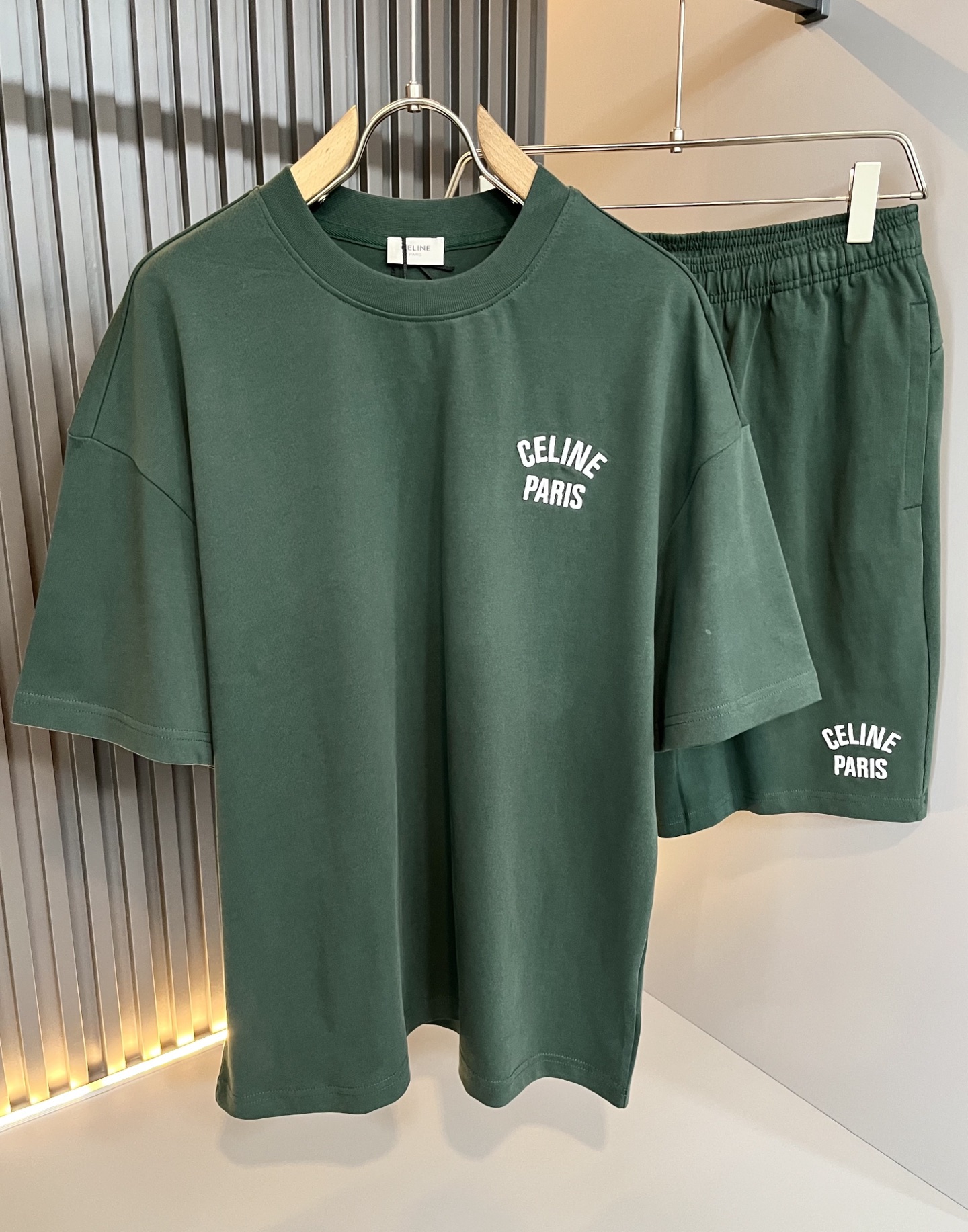  CELIN*瑟琳 2025春夏新款时尚休闲圆领套装，经典男女同款情侣👫短袖T恤衫！贸易公司渠道稀出，同