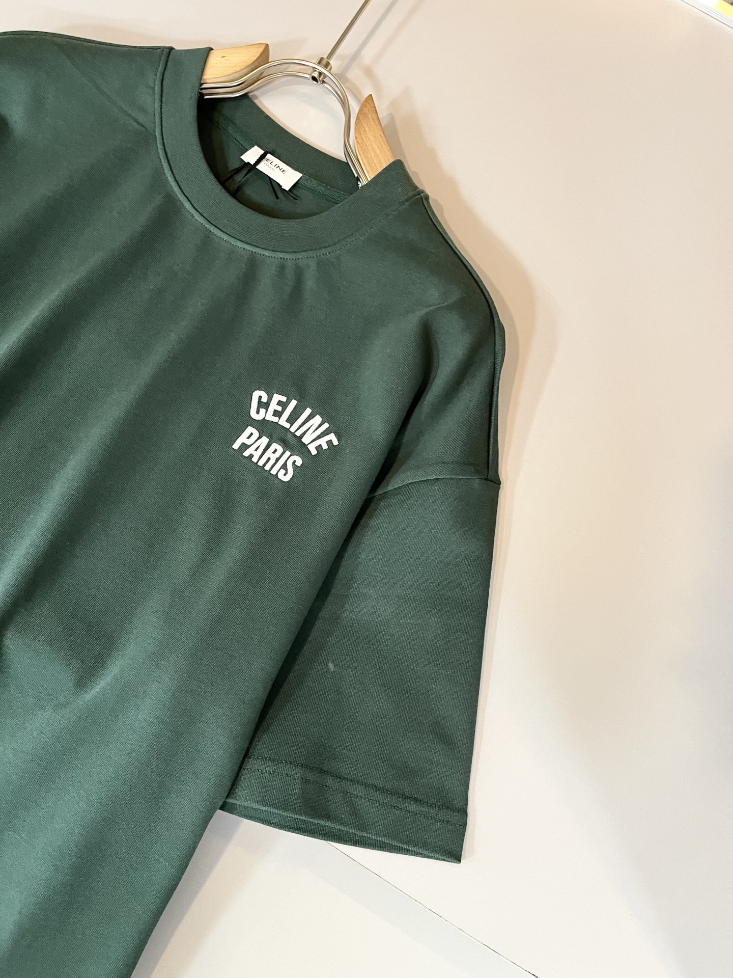  CELIN*瑟琳 2025春夏新款时尚休闲圆领套装，经典男女同款情侣👫短袖T恤衫！贸易公司渠道稀出，同