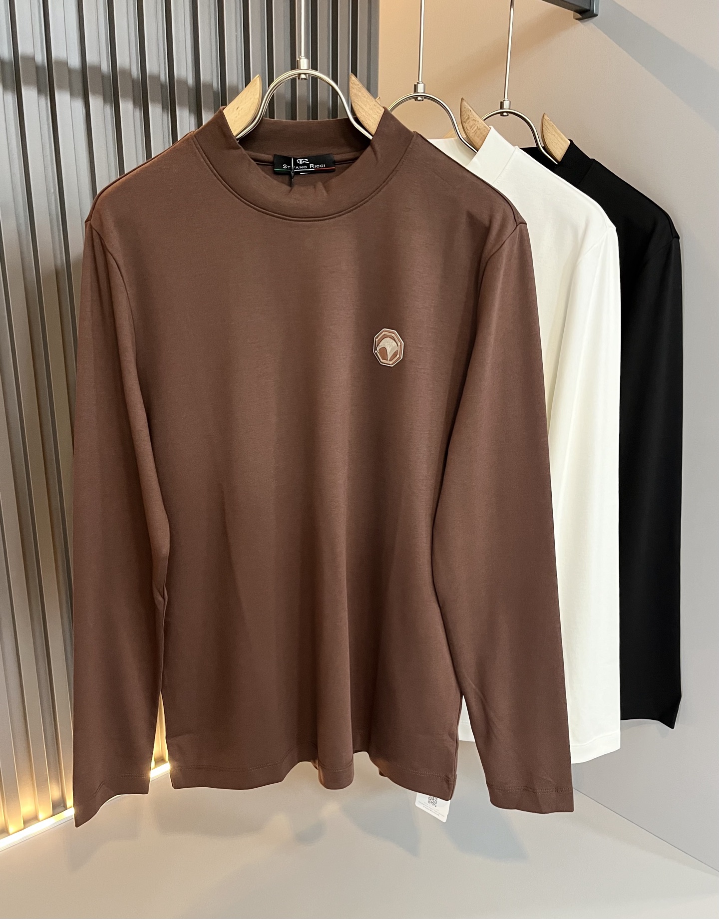 STEFANO RIC*I/史蒂芬.尼治 2025秋冬男士原单打底衫，重磅推荐！品质“牛啤” 此款TEE
