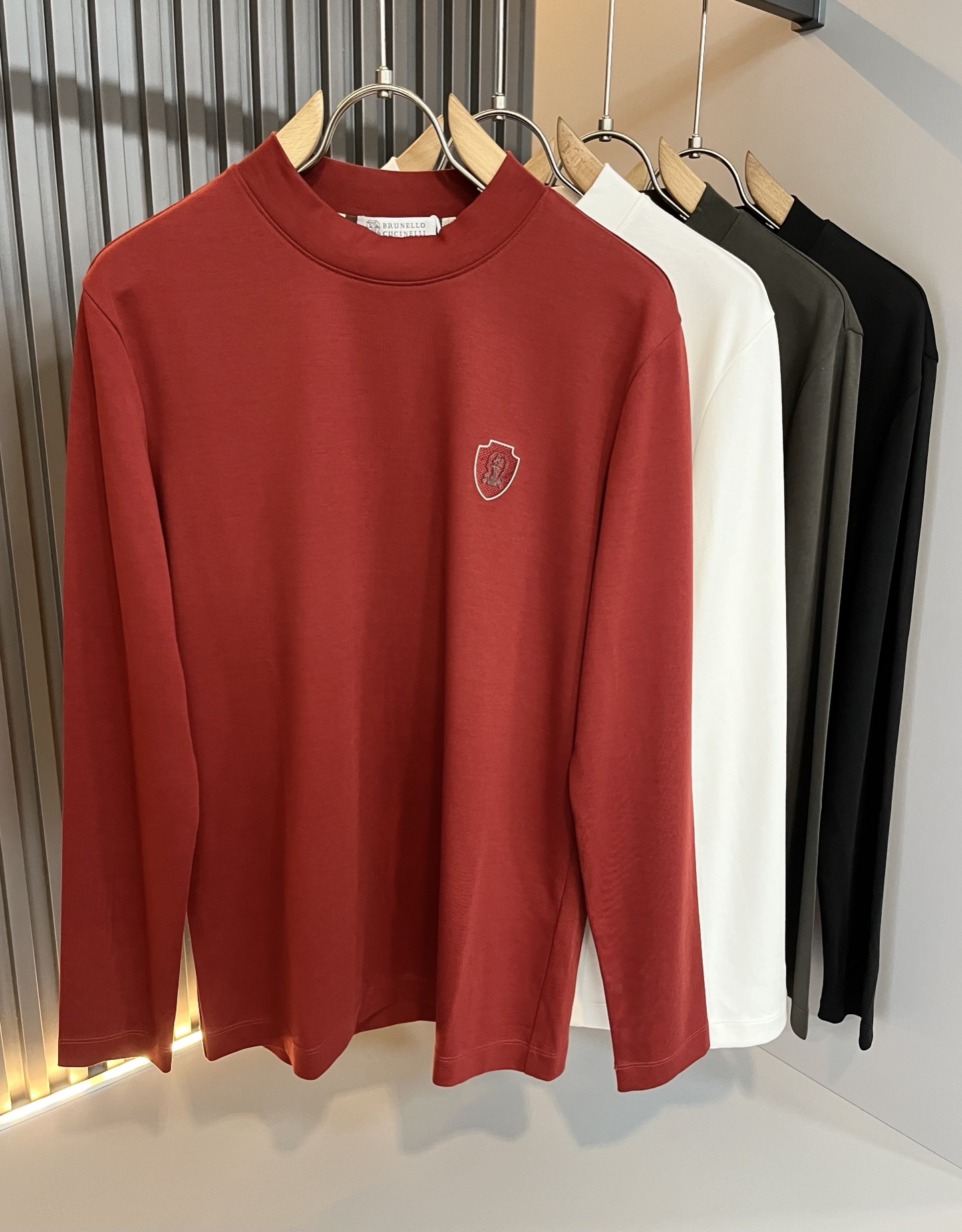 BC-Brunello Cucineli 2025秋季新款男士长袖打底，众多明星都爱穿的时尚百搭单品！胸