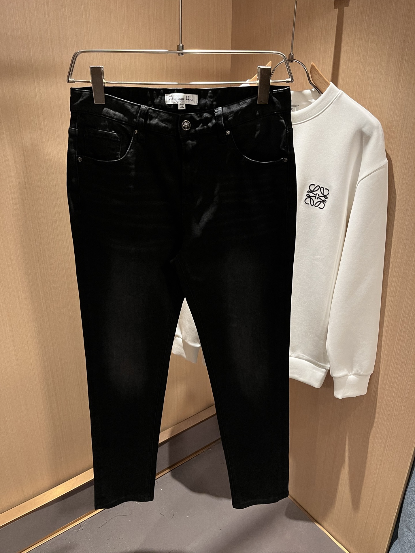  Dio*r 迪家 2025秋冬男士水洗小直筒牛仔裤！贸易公司渠道牛货，品相超赞，时尚圈万能的百搭裤王，