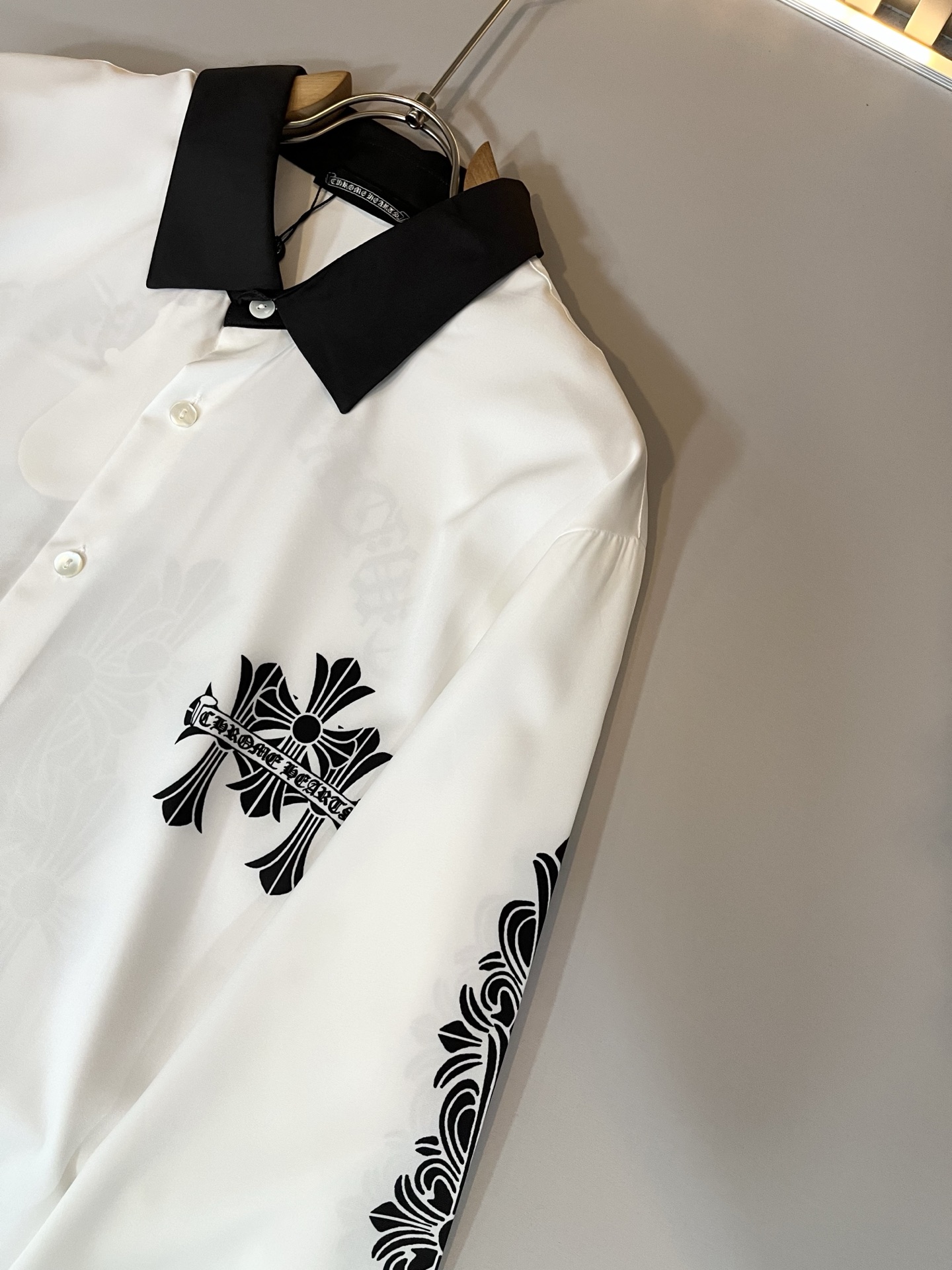 Chrome hear*s克*心 2025春夏新款男士衬衣，经典银饰辅料系列！男女同款一款让你从心底认可