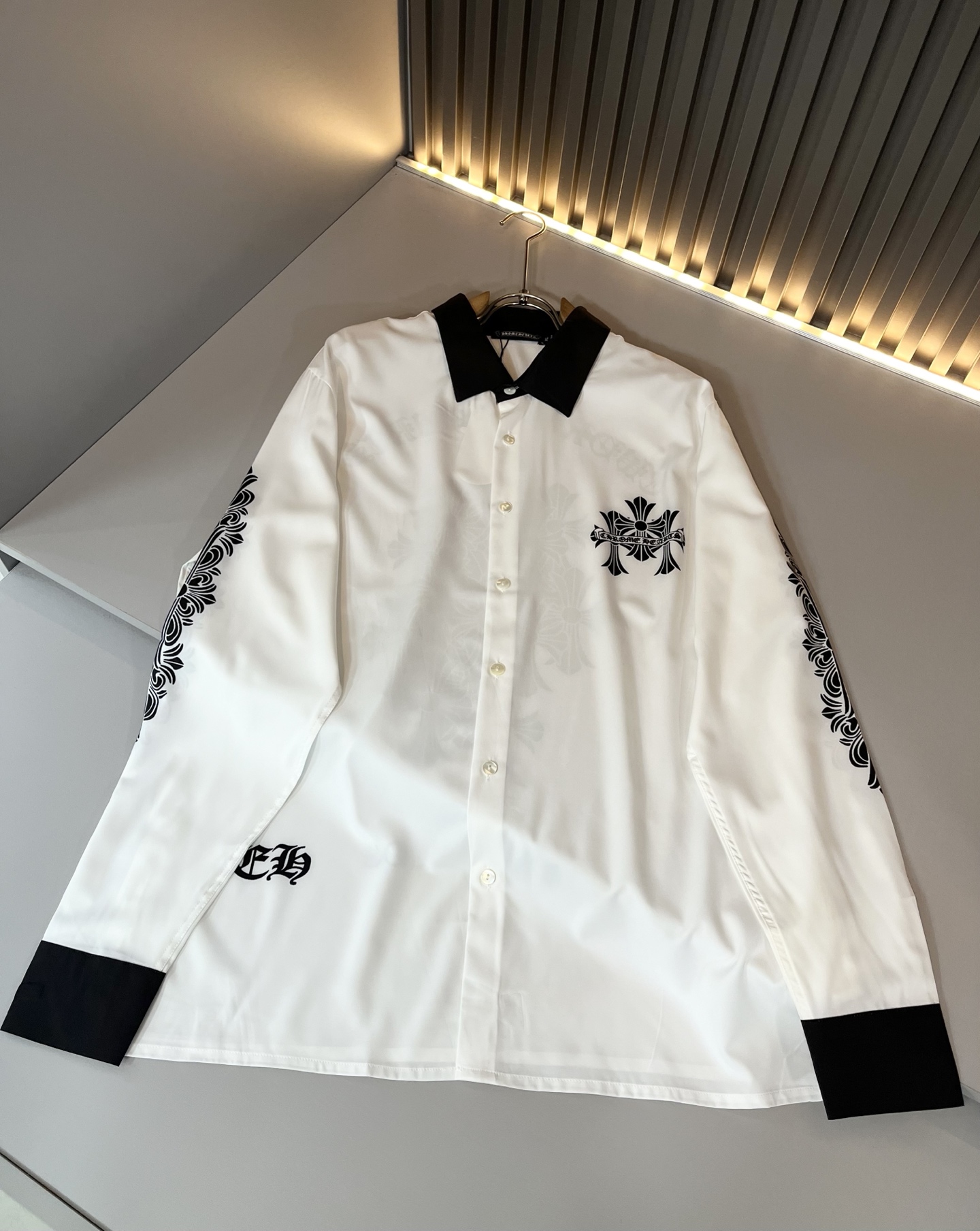 Chrome hear*s克*心 2025春夏新款男士衬衣，经典银饰辅料系列！男女同款一款让你从心底认可