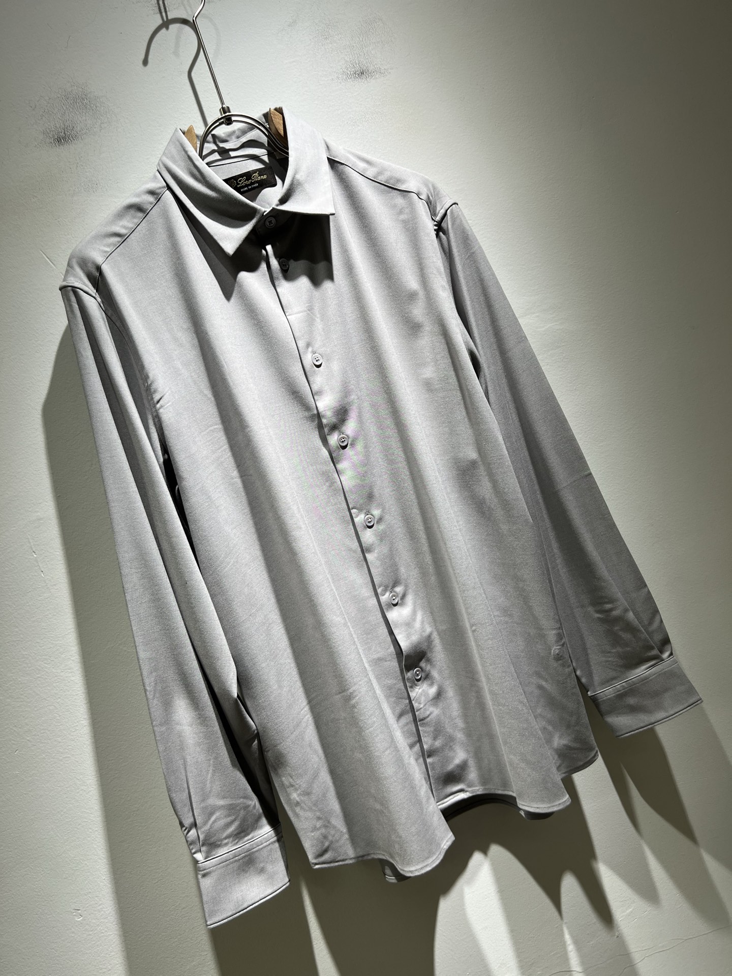  Loro Piana诺悠翩雅 2025秋冬男士衬衣，最新的贸易订单全品相！！网红款！上身舒适透气，不僵