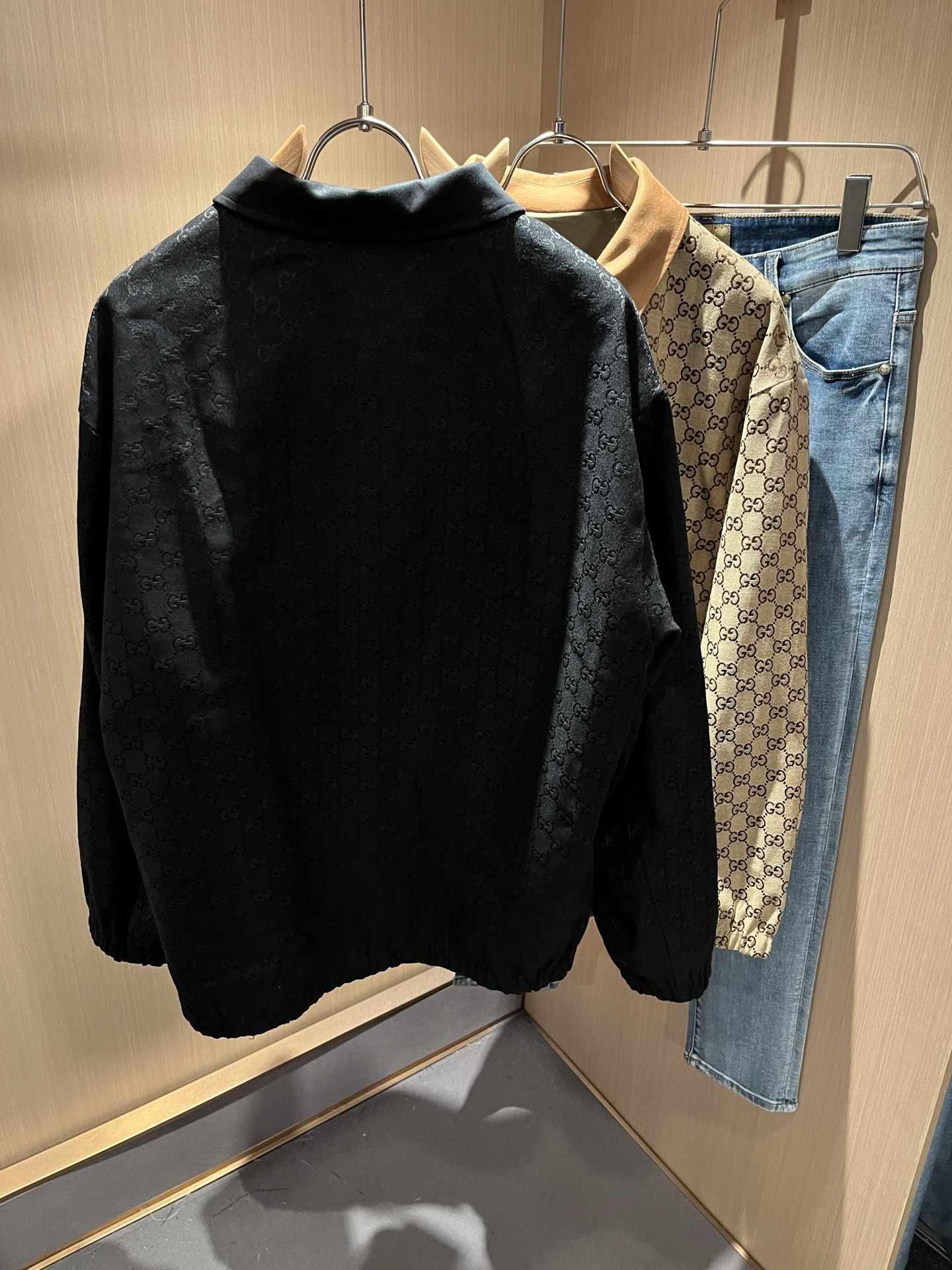 Gucc*古家 ⚠️双面夹克！2025秋冬最新系列！男女同款👫夹克外套，贸易公司渠道稀出，同步官网发售 