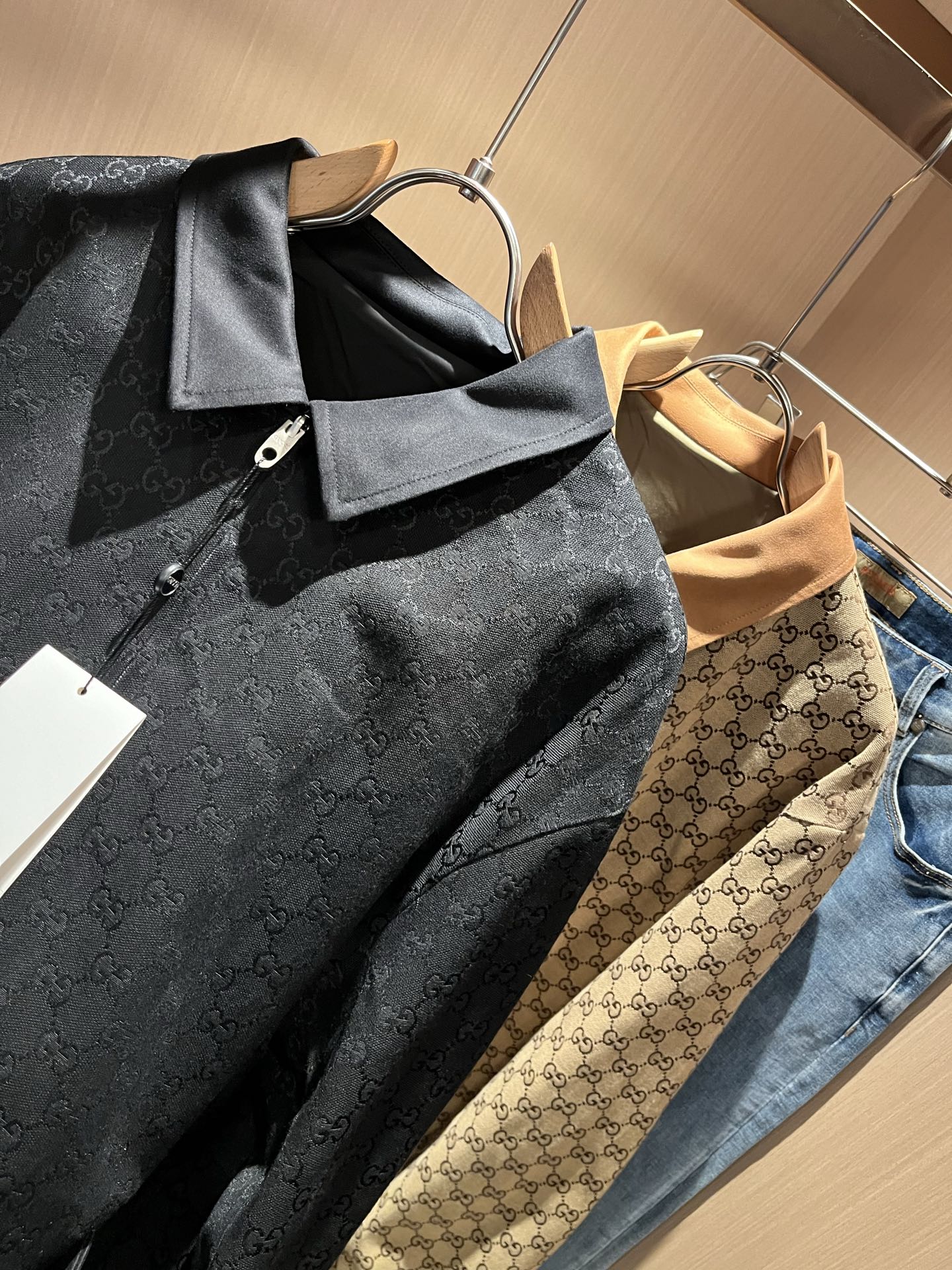 Gucc*古家 ⚠️双面夹克！2025秋冬最新系列！男女同款👫夹克外套，贸易公司渠道稀出，同步官网发售 