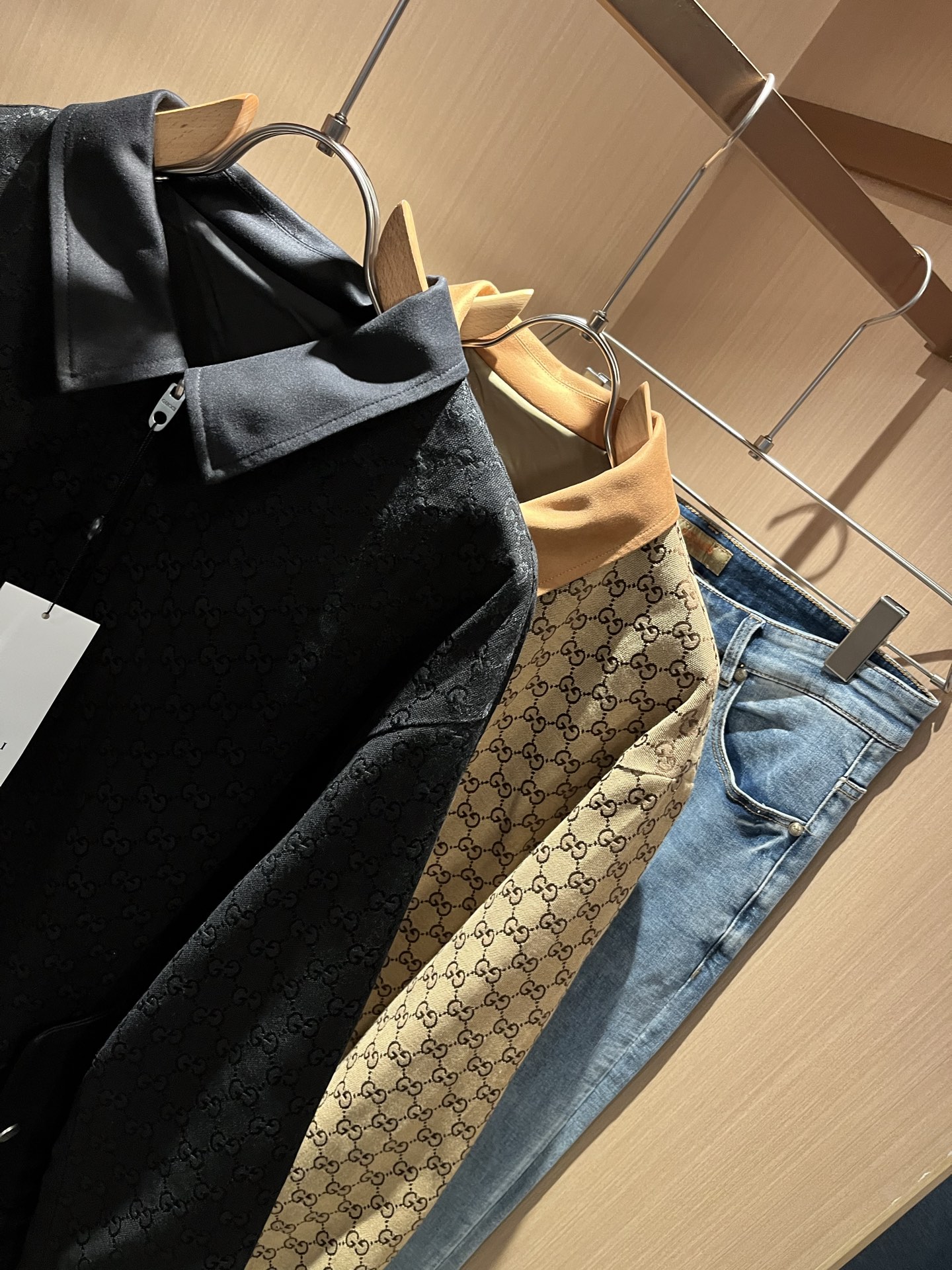 Gucc*古家 ⚠️双面夹克！2025秋冬最新系列！男女同款👫夹克外套，贸易公司渠道稀出，同步官网发售 