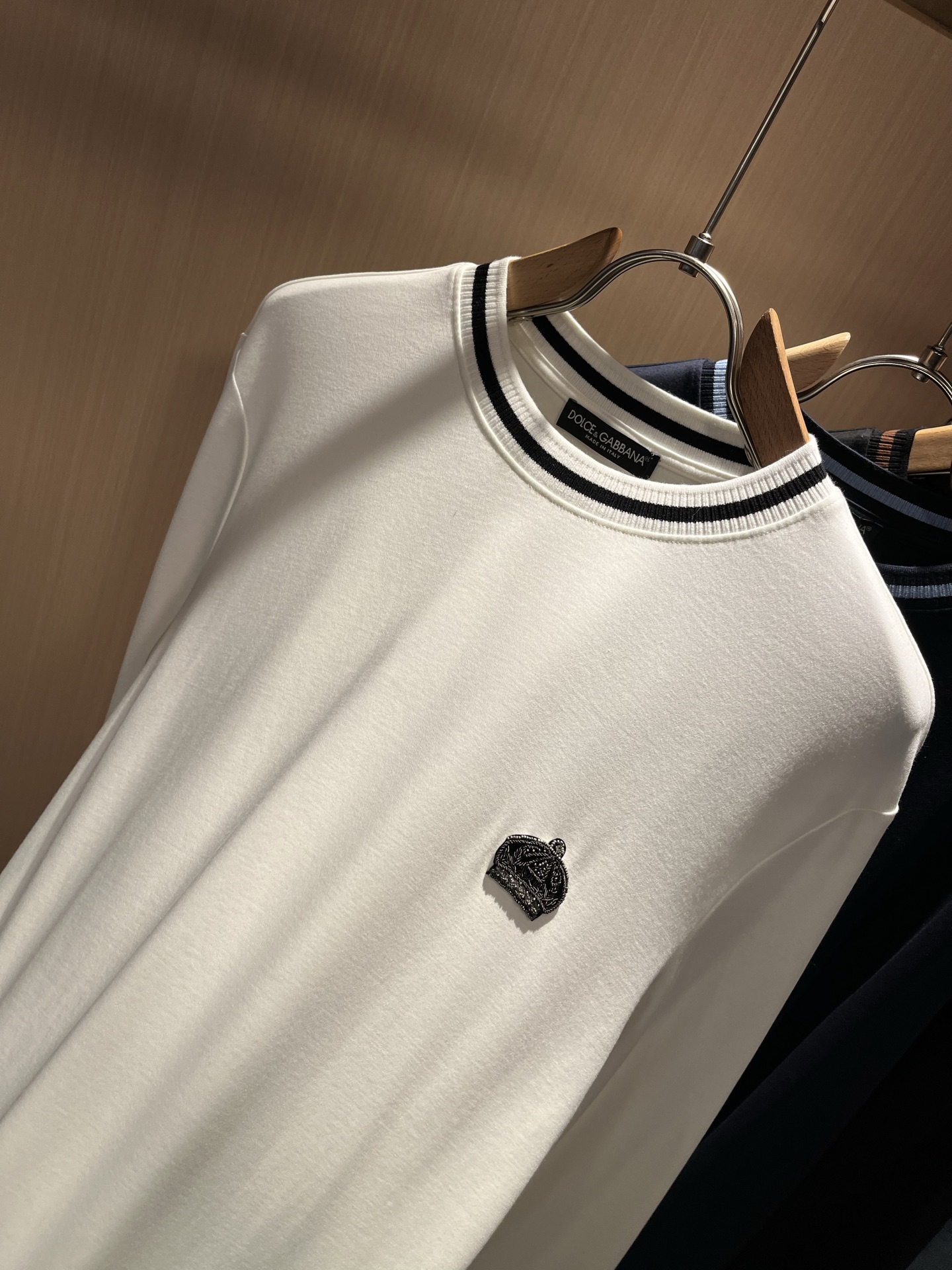  Dolce&Gabba*a 杜嘉*纳2025秋冬新款男女同款👫打底长袖T恤，专柜同步发售！定制专属纯棉
