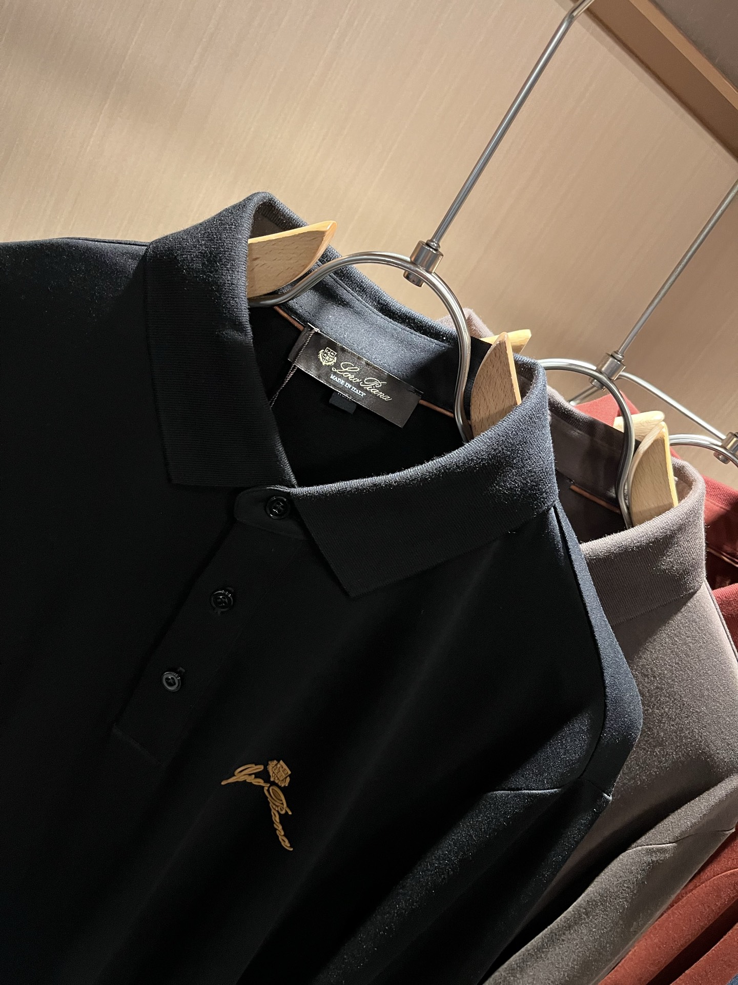  Loro Piana诺悠翩雅 2025秋冬男士翻领长袖Polo衫，最新的贸易订单，全品相！！网红款！上