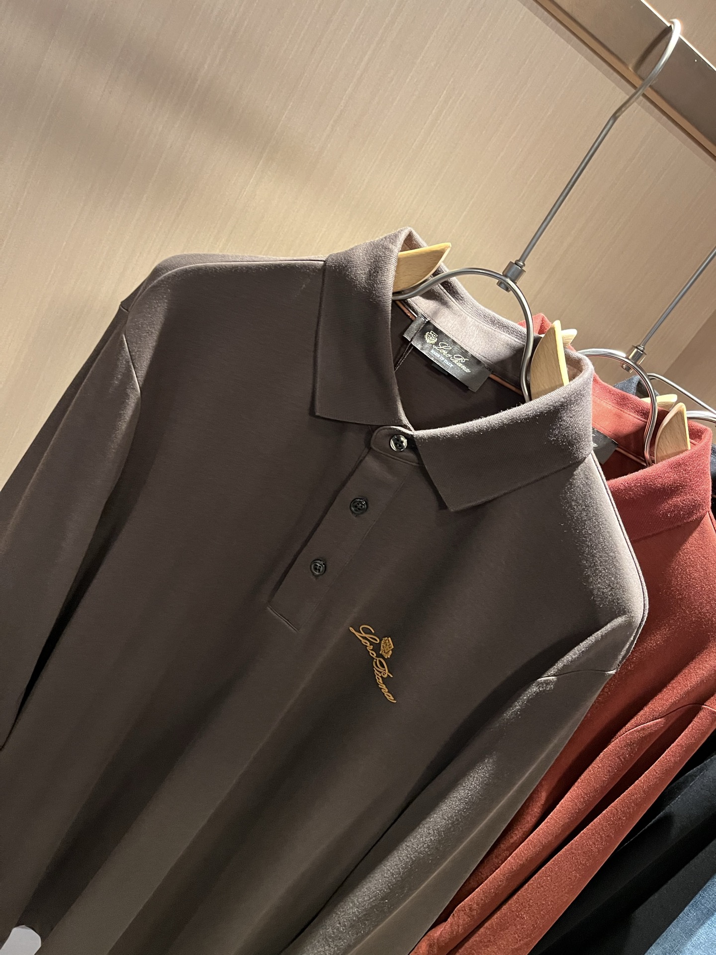  Loro Piana诺悠翩雅 2025秋冬男士翻领长袖Polo衫，最新的贸易订单，全品相！！网红款！上