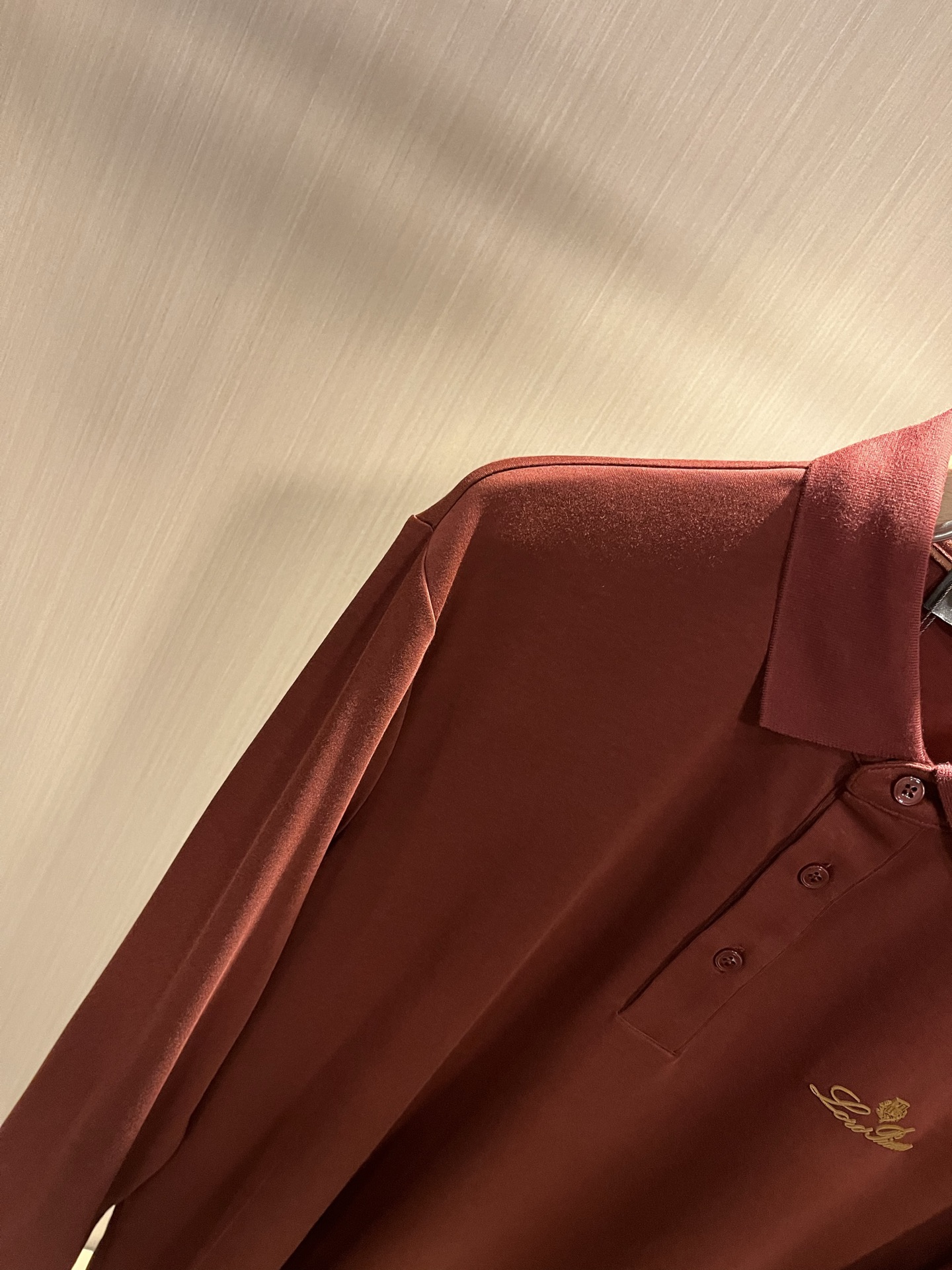  Loro Piana诺悠翩雅 2025秋冬男士翻领长袖Polo衫，最新的贸易订单，全品相！！网红款！上