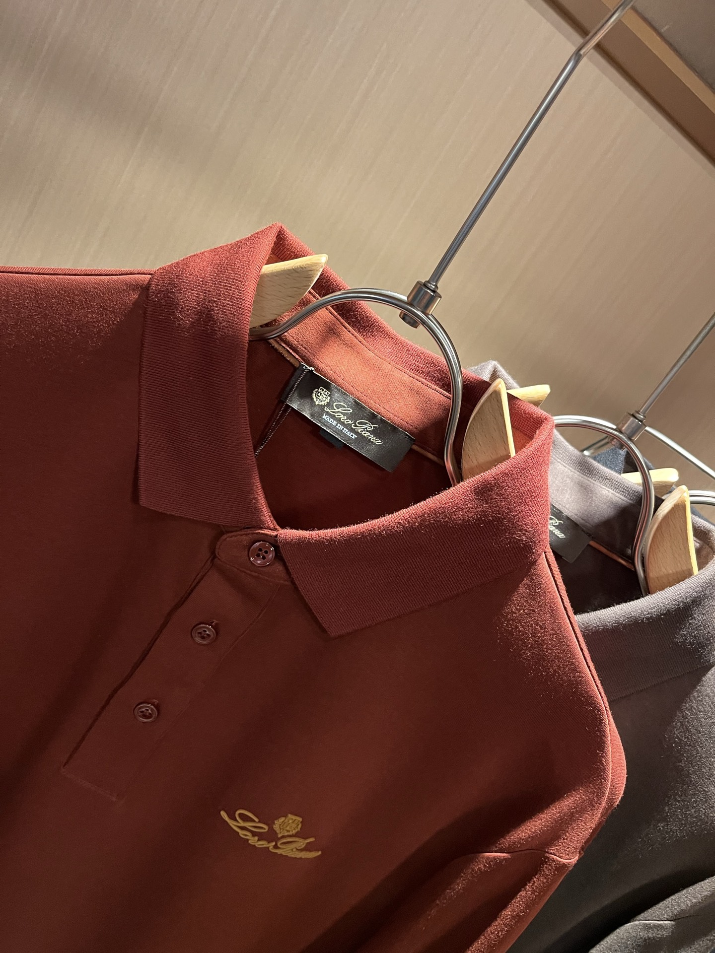  Loro Piana诺悠翩雅 2025秋冬男士翻领长袖Polo衫，最新的贸易订单，全品相！！网红款！上