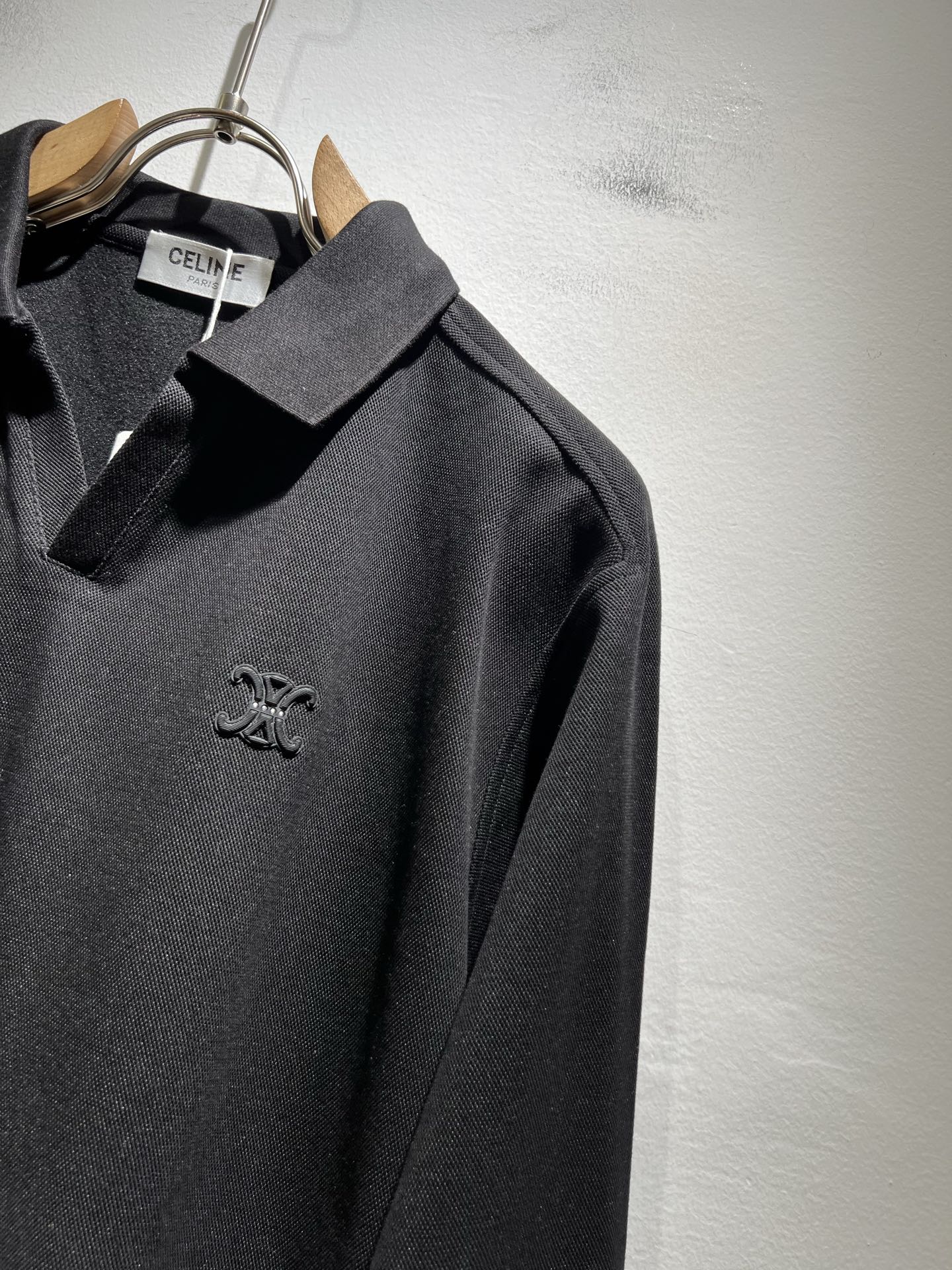  CELIN*瑟琳 2025秋冬新款时尚休闲长袖Polo衫，贸易公司渠道稀出，同步官网发售！25年秋冬时