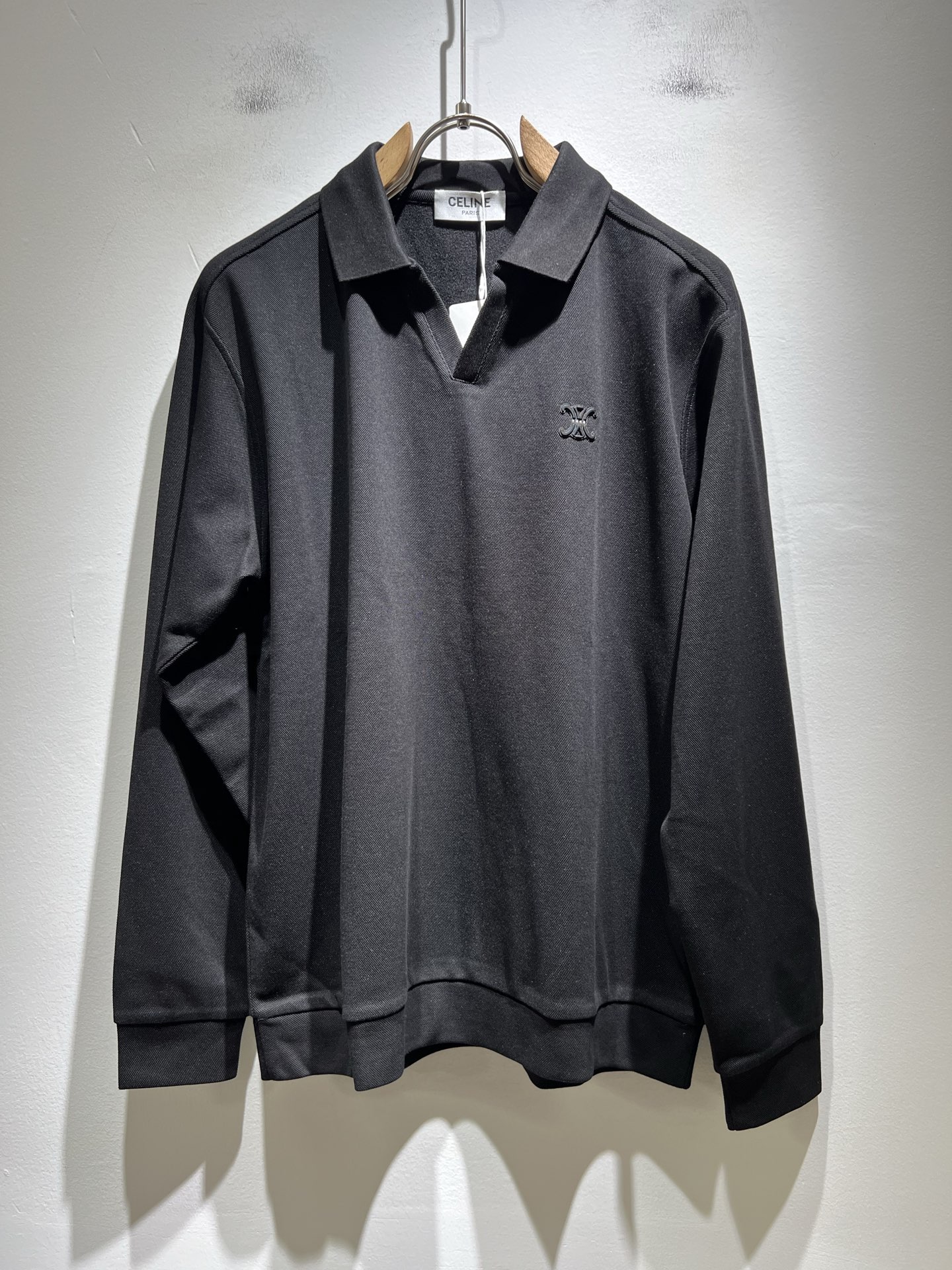 CELIN*瑟琳 2025秋冬新款时尚休闲长袖Polo衫，贸易公司渠道稀出，同步官网发售！25年秋冬时