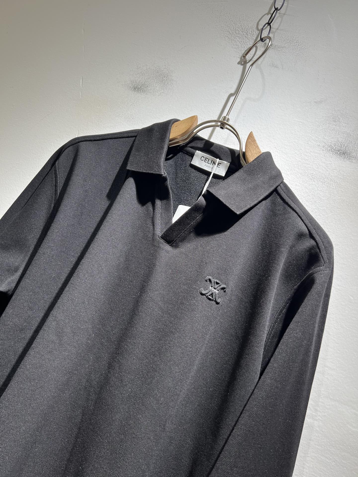  CELIN*瑟琳 2025秋冬新款时尚休闲长袖Polo衫，贸易公司渠道稀出，同步官网发售！25年秋冬时