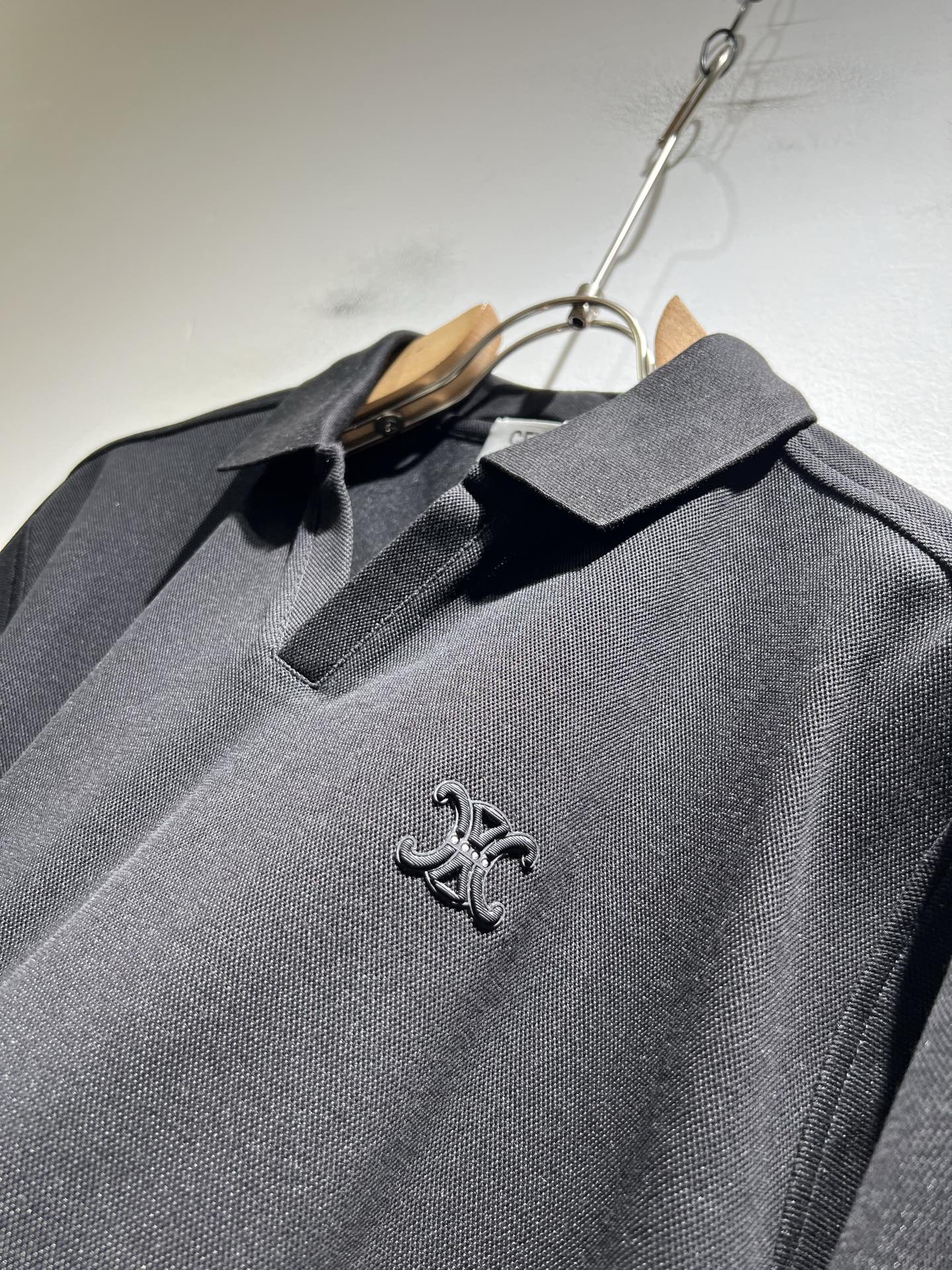  CELIN*瑟琳 2025秋冬新款时尚休闲长袖Polo衫，贸易公司渠道稀出，同步官网发售！25年秋冬时