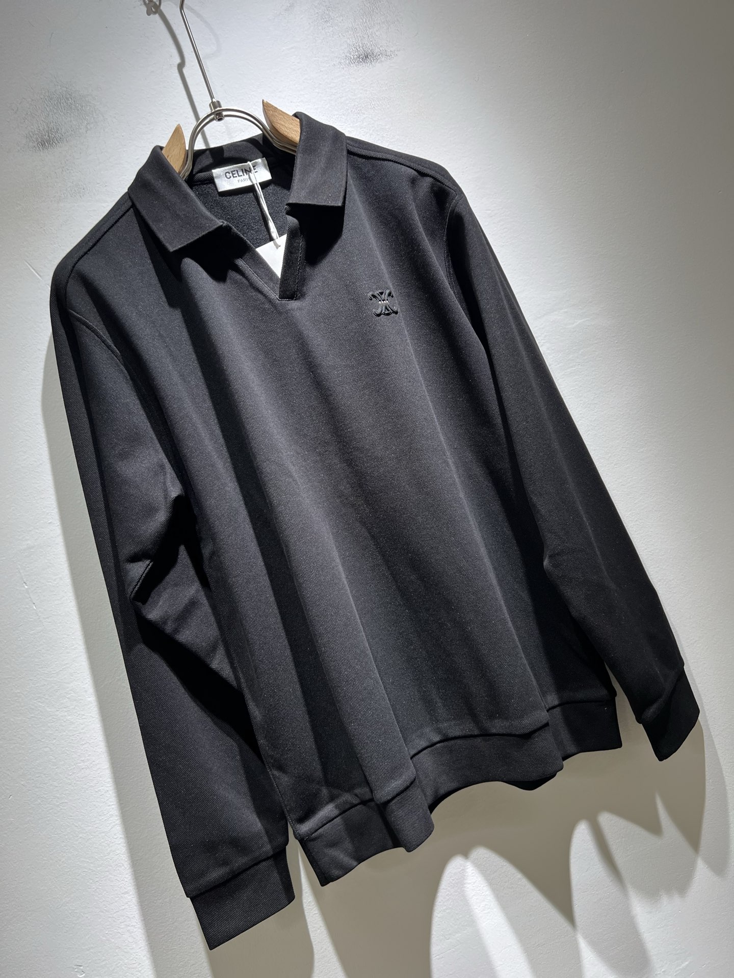  CELIN*瑟琳 2025秋冬新款时尚休闲长袖Polo衫，贸易公司渠道稀出，同步官网发售！25年秋冬时