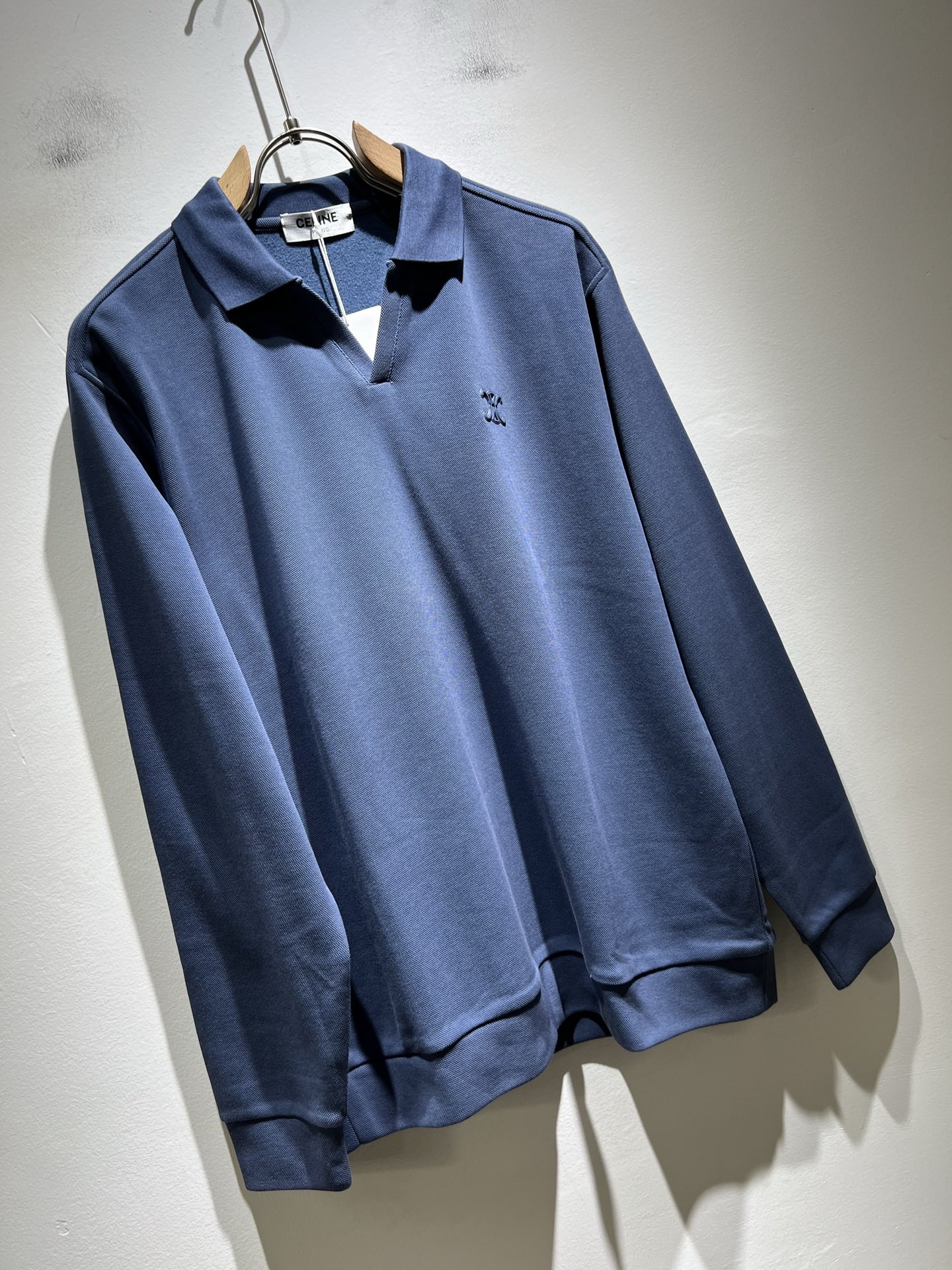  CELIN*瑟琳 2025秋冬新款时尚休闲长袖Polo衫，贸易公司渠道稀出，同步官网发售！25年秋冬时