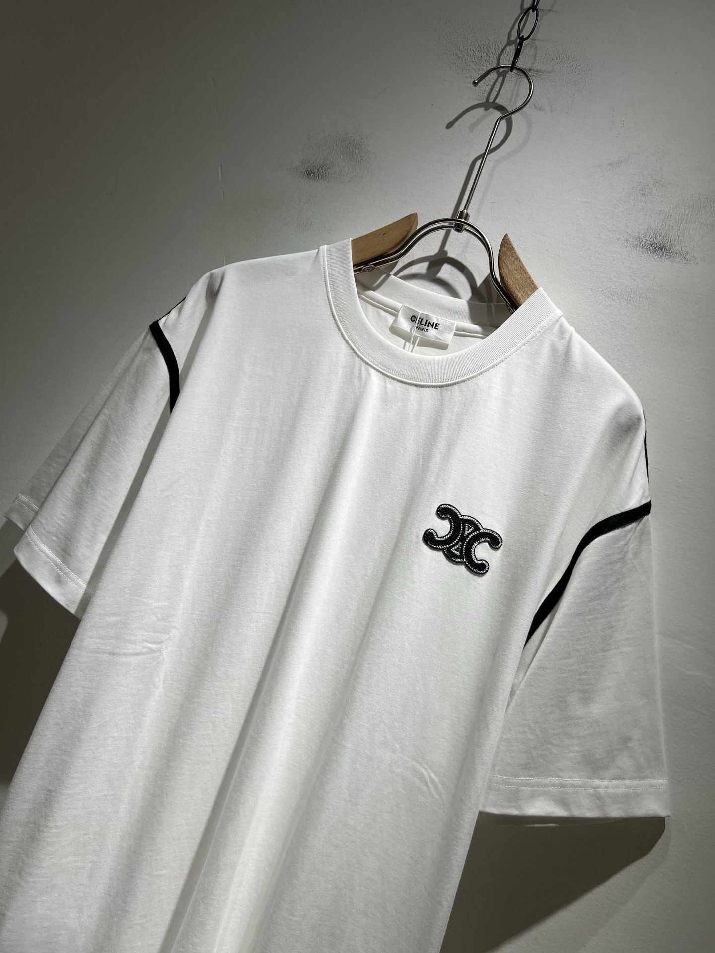  CELIN*瑟琳 2025春夏新款时尚休闲圆领短袖T恤，经典男女同款情侣👫短袖T恤衫！贸易公司渠道稀出