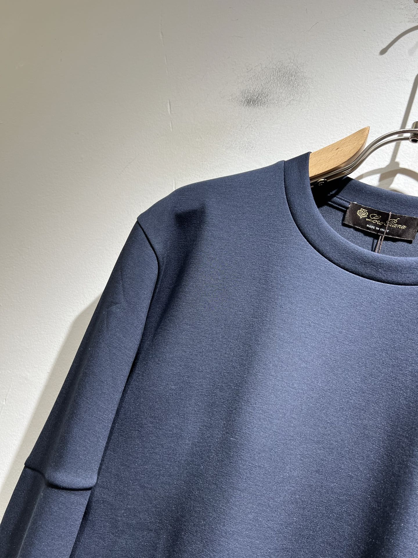 Loro Piana诺悠翩雅 2025秋冬新品男士卫衣，外贸公司订单！客供婴儿绒棉材质，经典的专有织物之