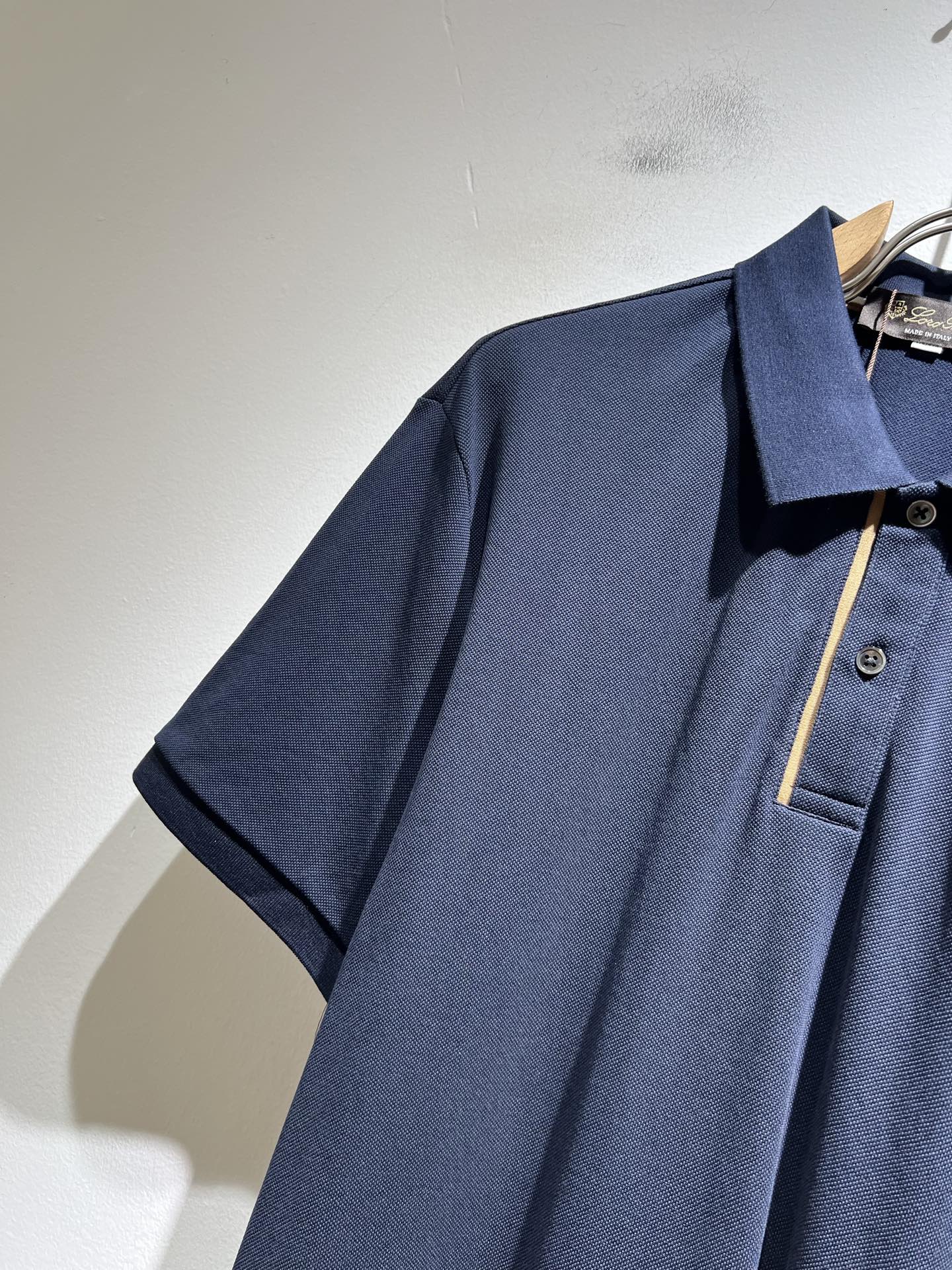 Loro Piana诺悠翩雅 2025春夏男士Polo衫，最新的贸易订单短袖T恤，全品相！！网红款！采用