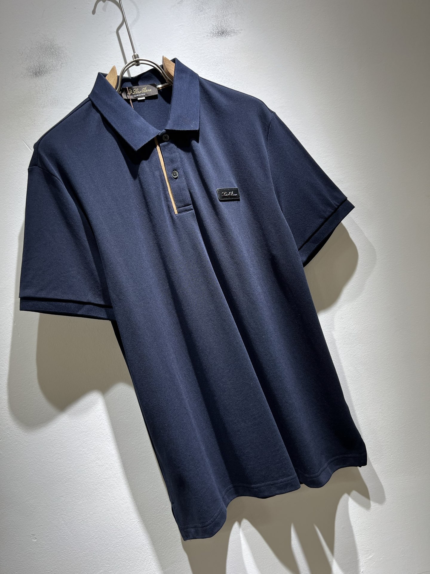 Loro Piana诺悠翩雅 2025春夏男士Polo衫，最新的贸易订单短袖T恤，全品相！！网红款！采用