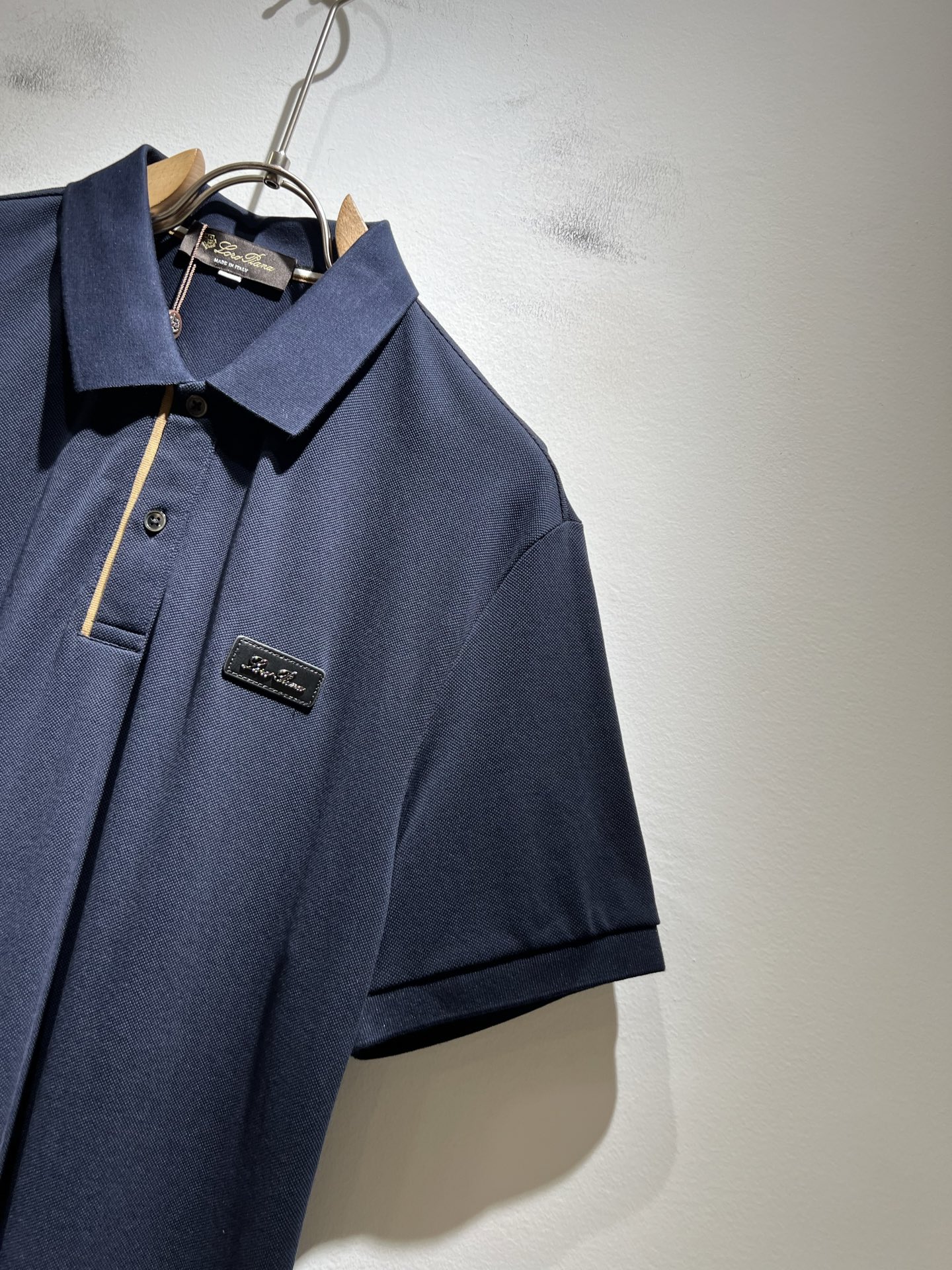 Loro Piana诺悠翩雅 2025春夏男士Polo衫，最新的贸易订单短袖T恤，全品相！！网红款！采用