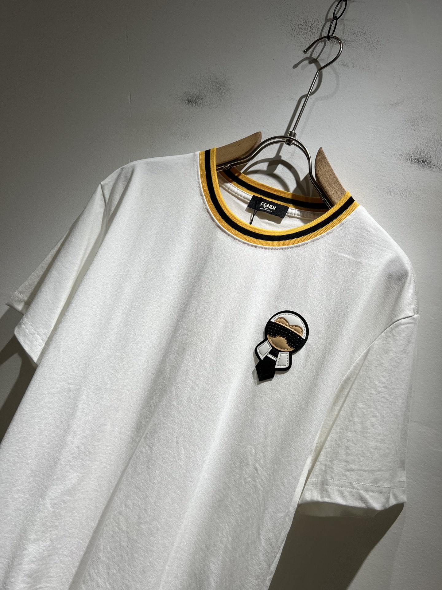 FEN*I 芬*迪2025春夏新款FD家族FF男女同款👫短袖T恤，男女同款👫百搭极简短袖。意大利原厂订单