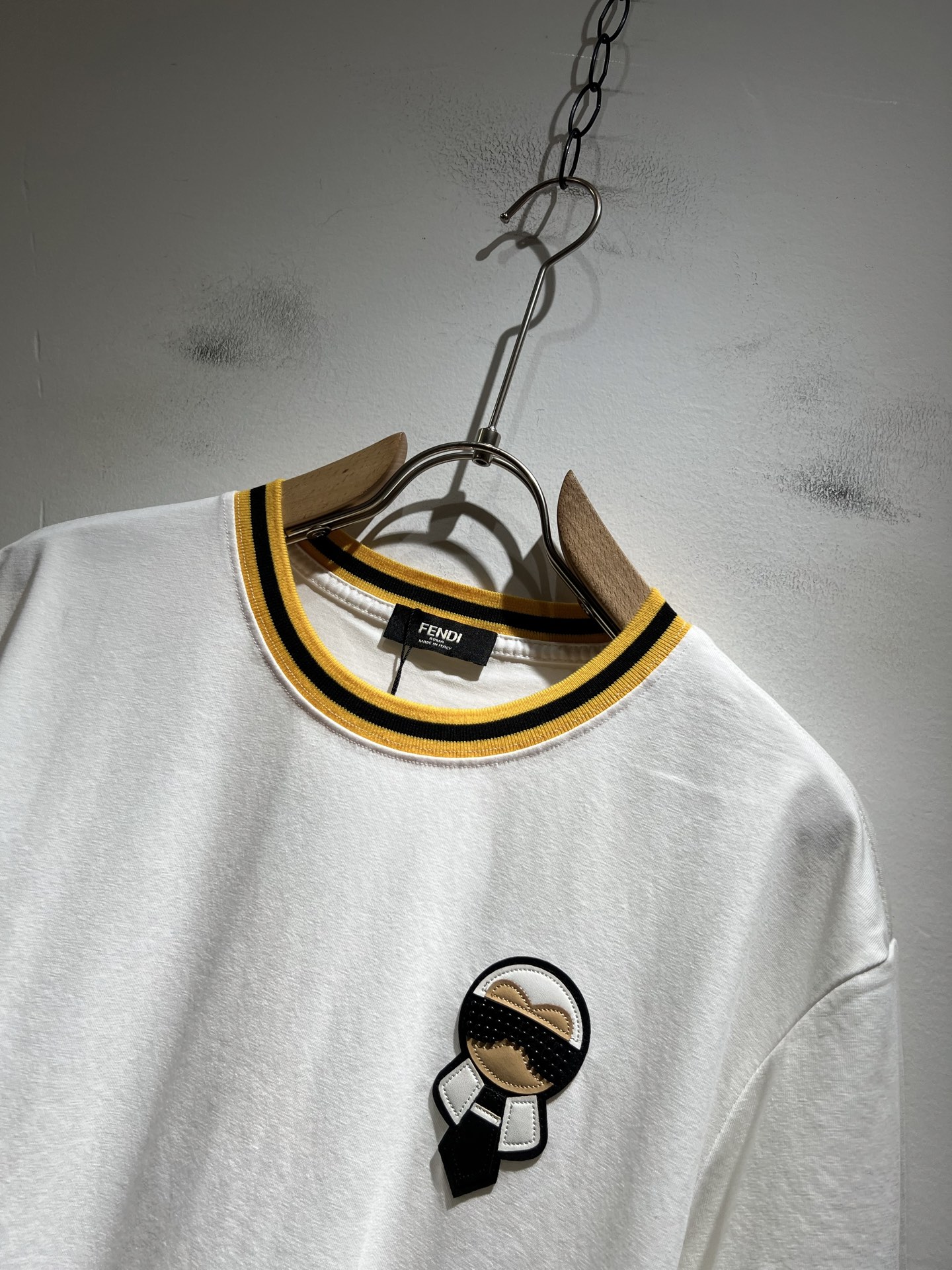 FEN*I 芬*迪2025春夏新款FD家族FF男女同款👫短袖T恤，男女同款👫百搭极简短袖。意大利原厂订单