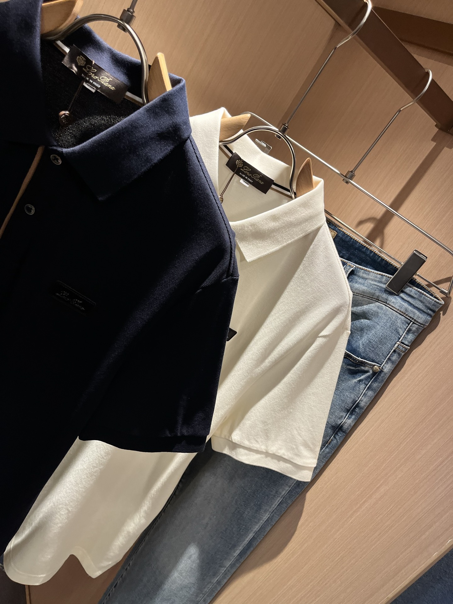 Loro Piana诺悠翩雅 2025春夏男士Polo衫，最新的贸易订单短袖T恤，全品相！！网红款！采用