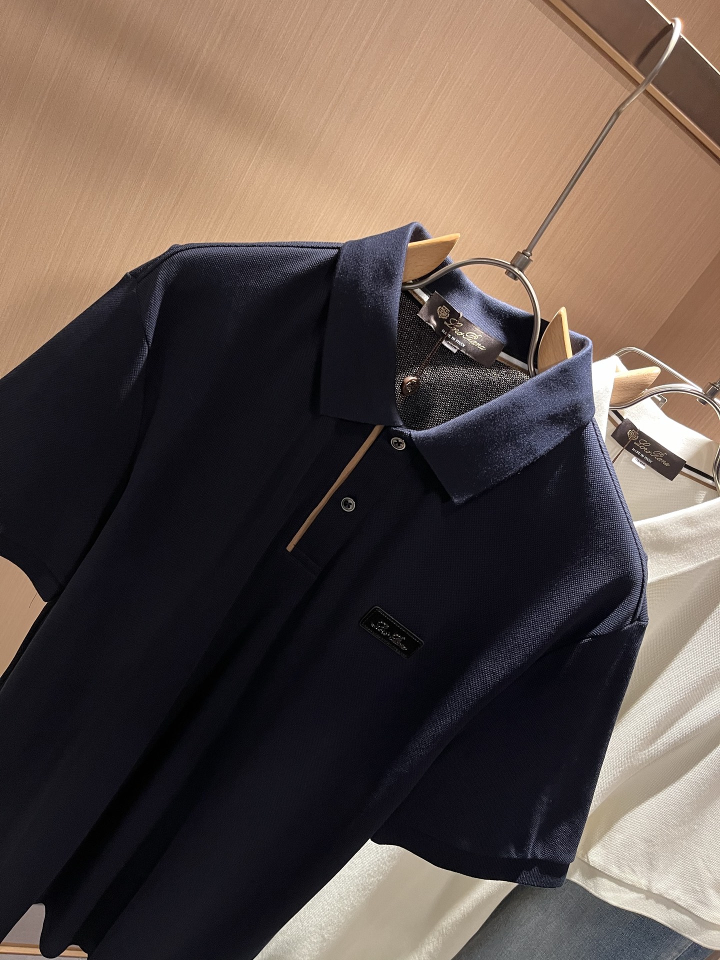 Loro Piana诺悠翩雅 2025春夏男士Polo衫，最新的贸易订单短袖T恤，全品相！！网红款！采用